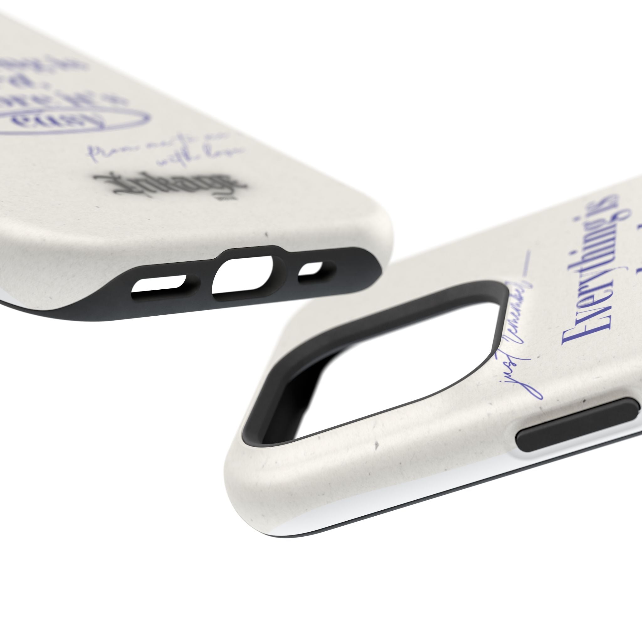 "Everything is hard, before it's easy" Magnetic Phone Case (Quote)