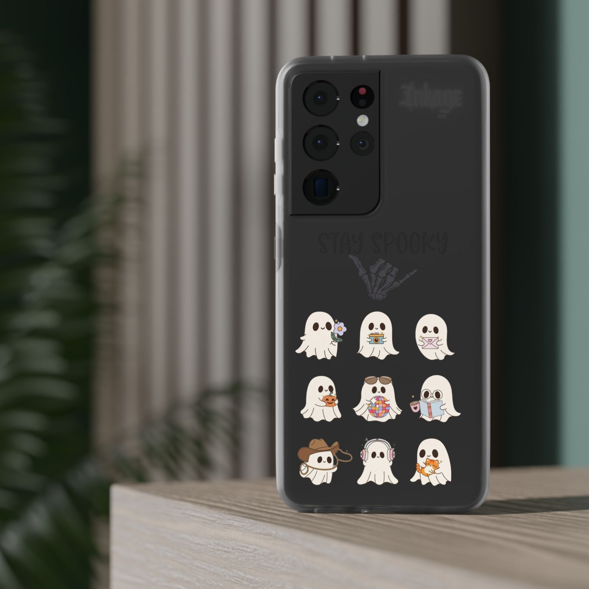 Stay Spooky Clear Phone Cases (Season)