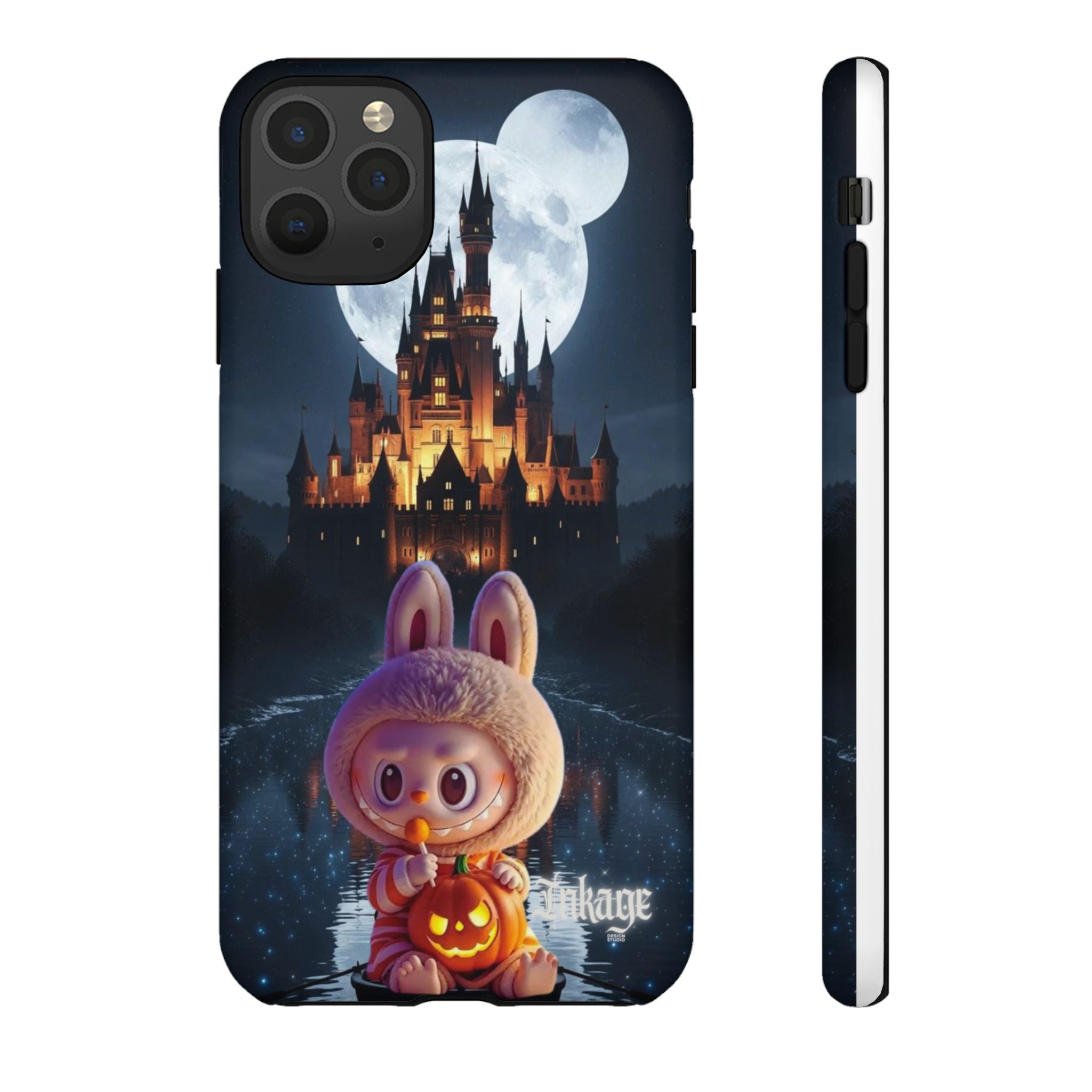 Labubu Halloween On Disney Boat Tough Phone Cases (Season, Animation)