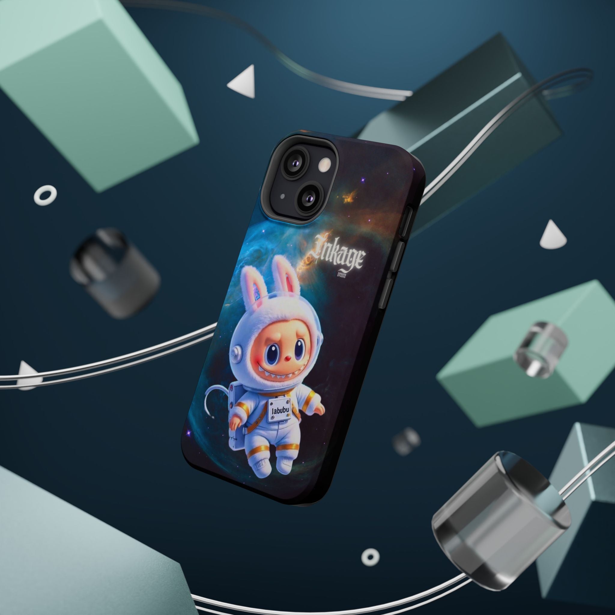 Labubu Astronaut Magnetic Phone Cases (Animation)