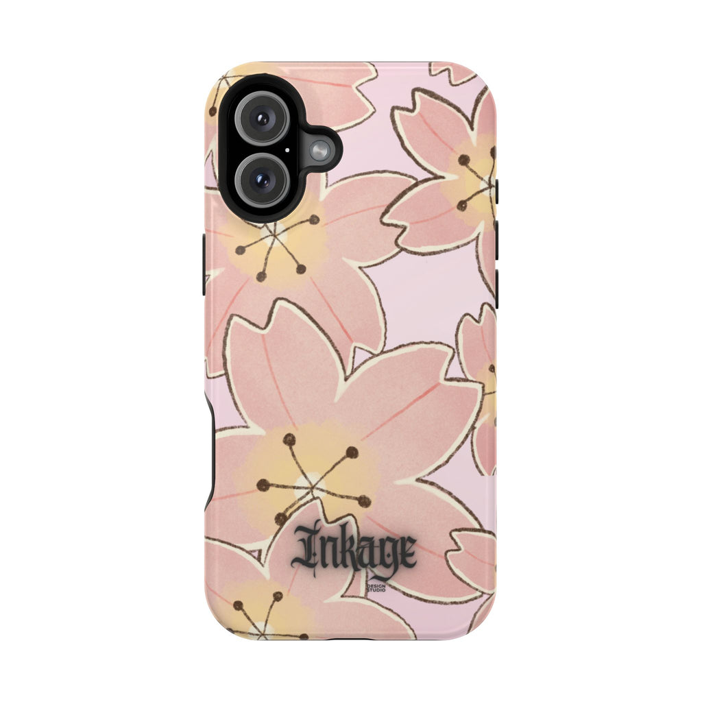 Charming Floral Magnetic Phone Case (Minimal)