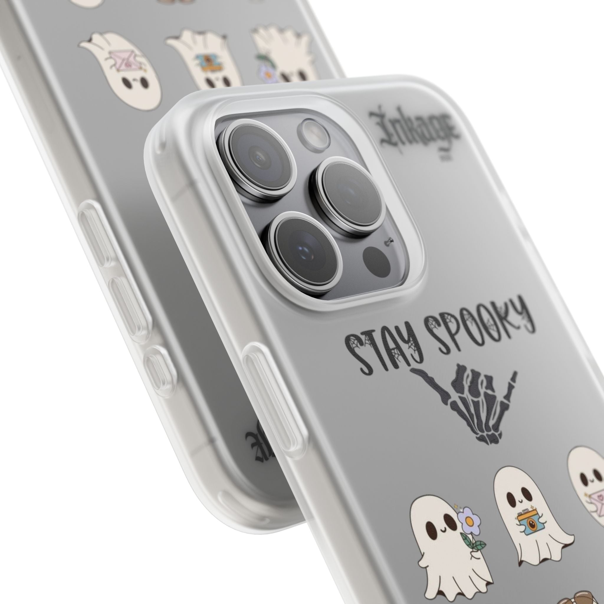 Stay Spooky Clear Phone Cases (Season)