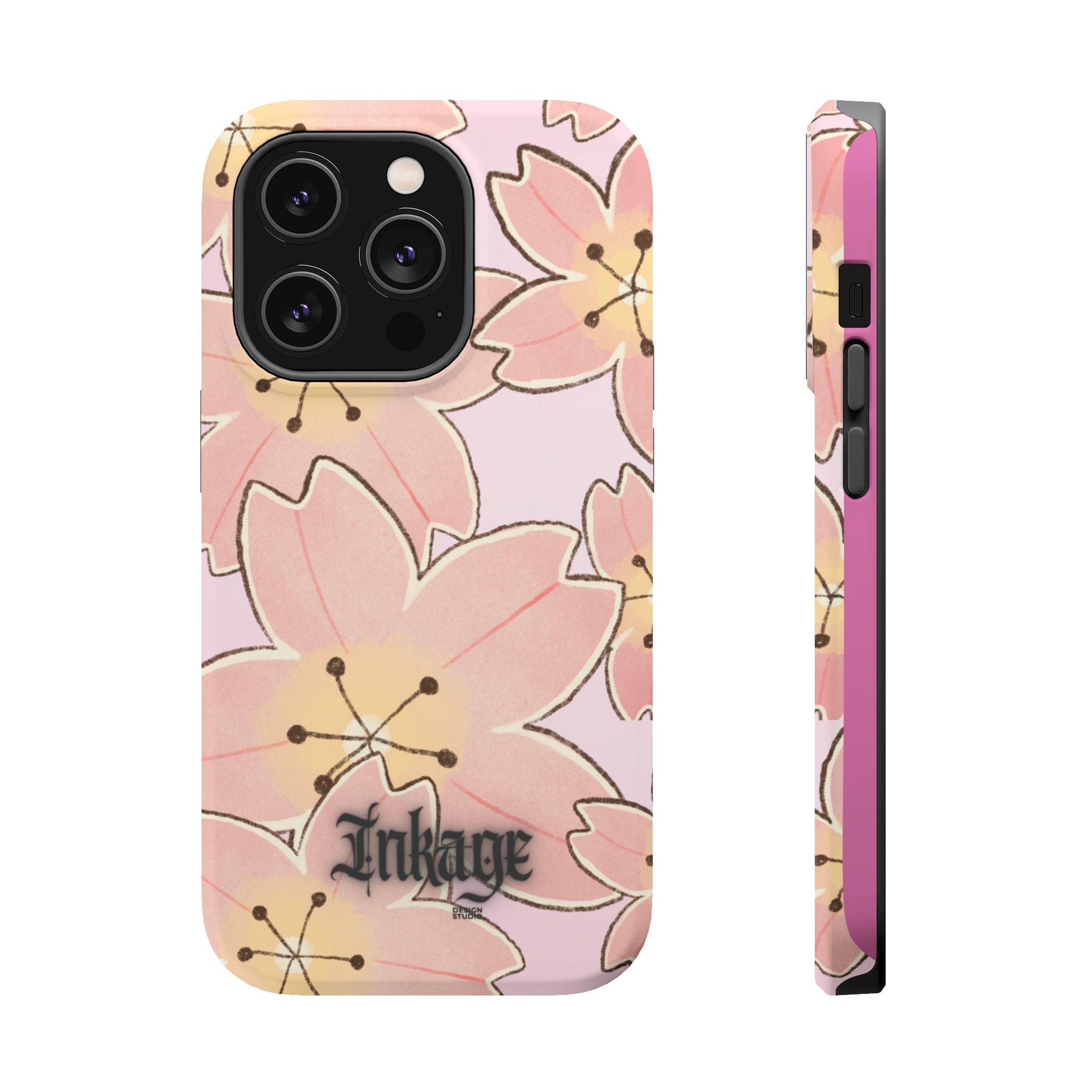 Charming Floral Magnetic Phone Cases (Minimal)
