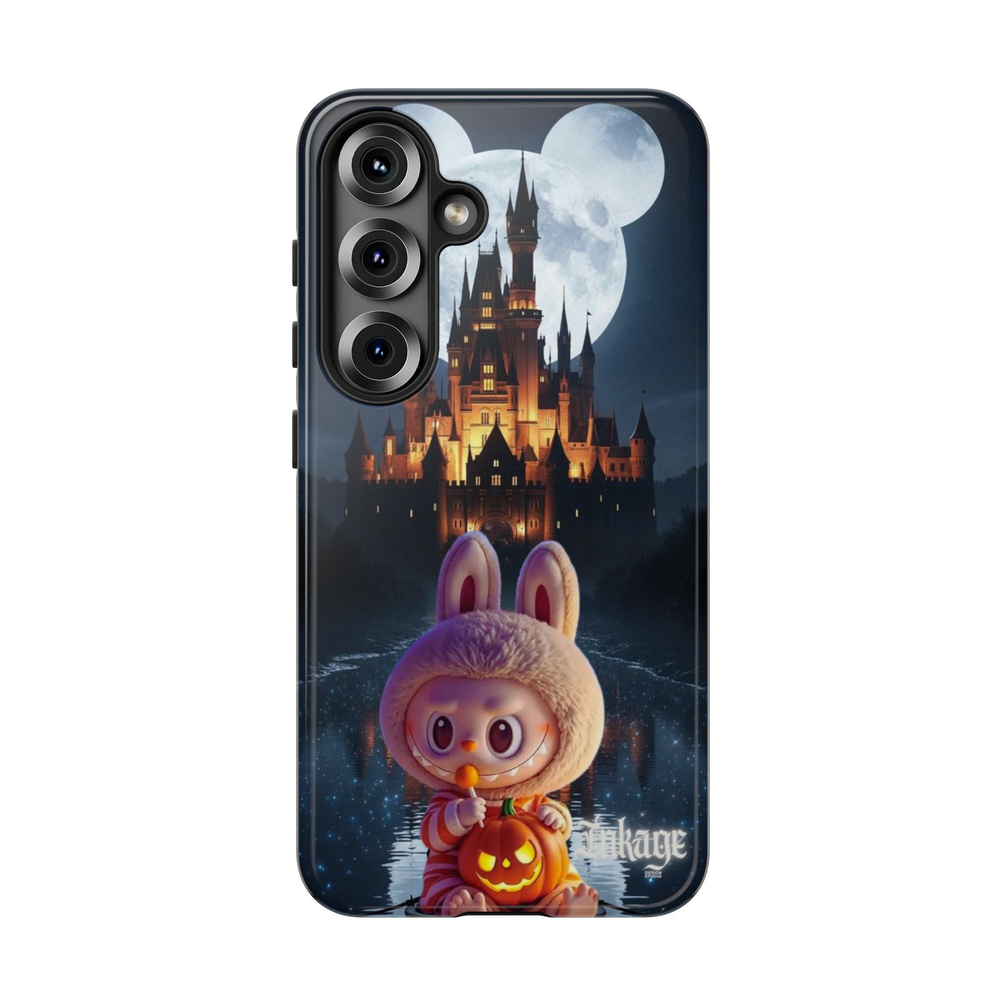 Labubu Halloween On Disney Boat Tough Phone Cases (Season, Animation)