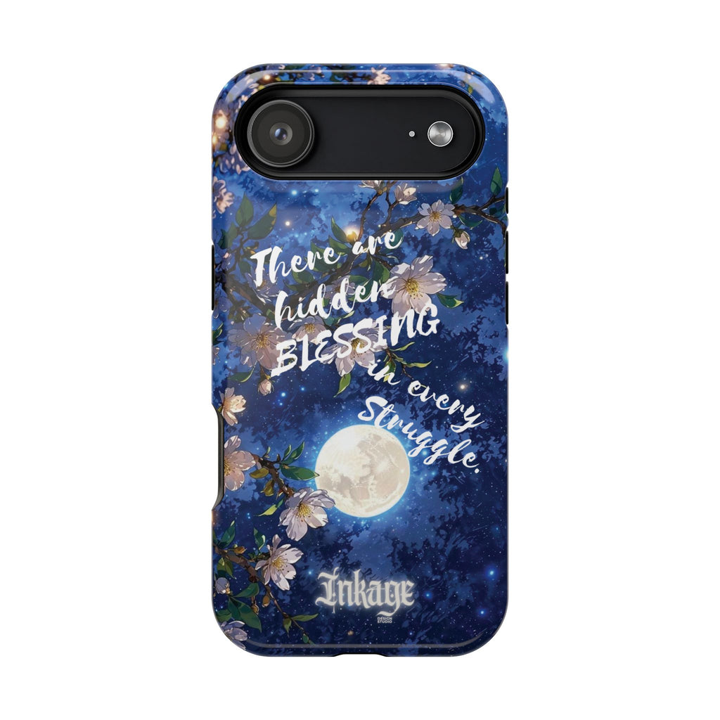 “Moonlit Blessing” Quote Magnetic Phone Cases