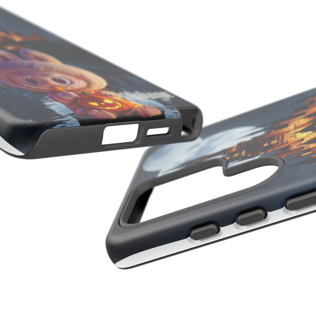 Labubu Halloween On Disney Boat Tough Phone Cases (Season, Animation)