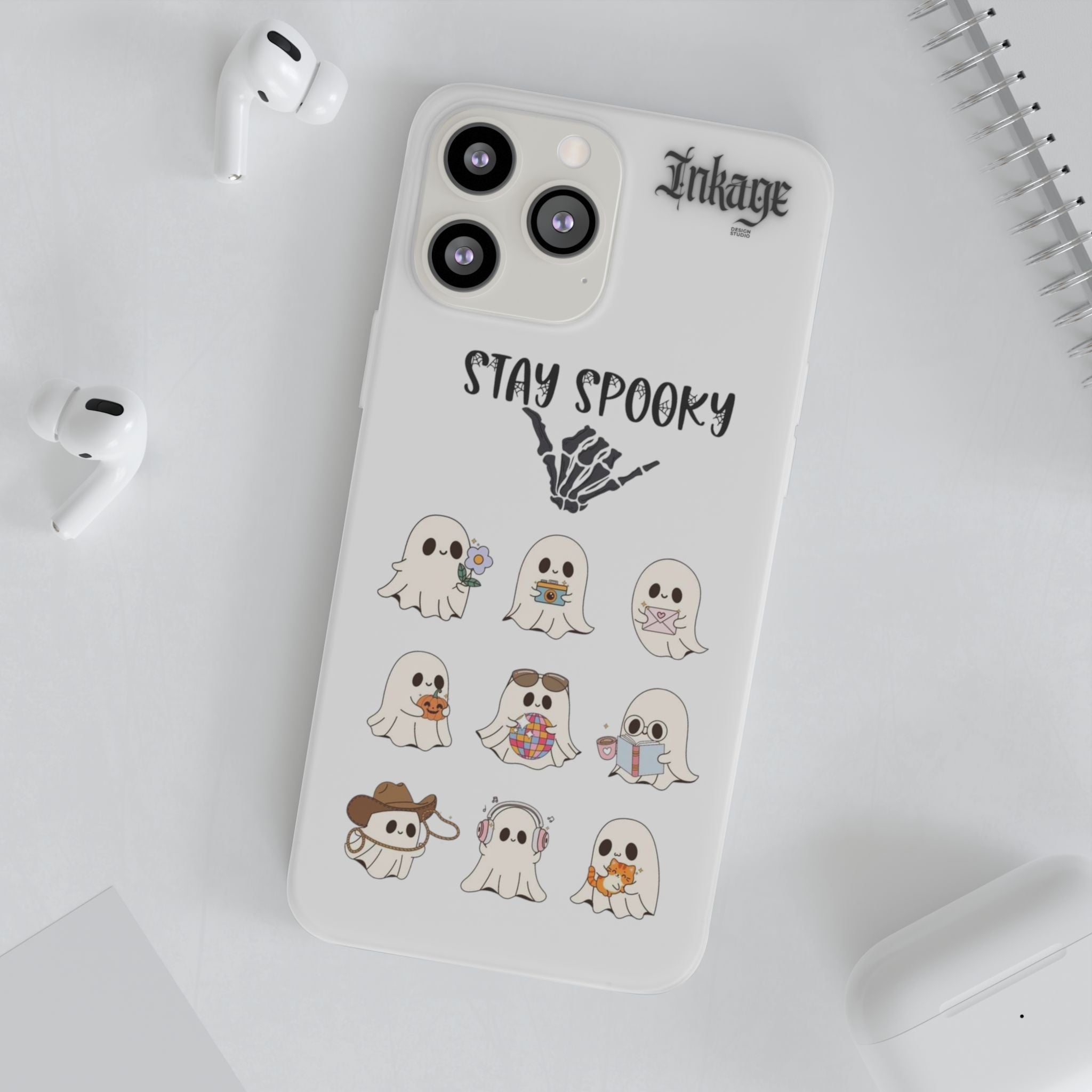 Stay Spooky Clear Phone Cases (Season)