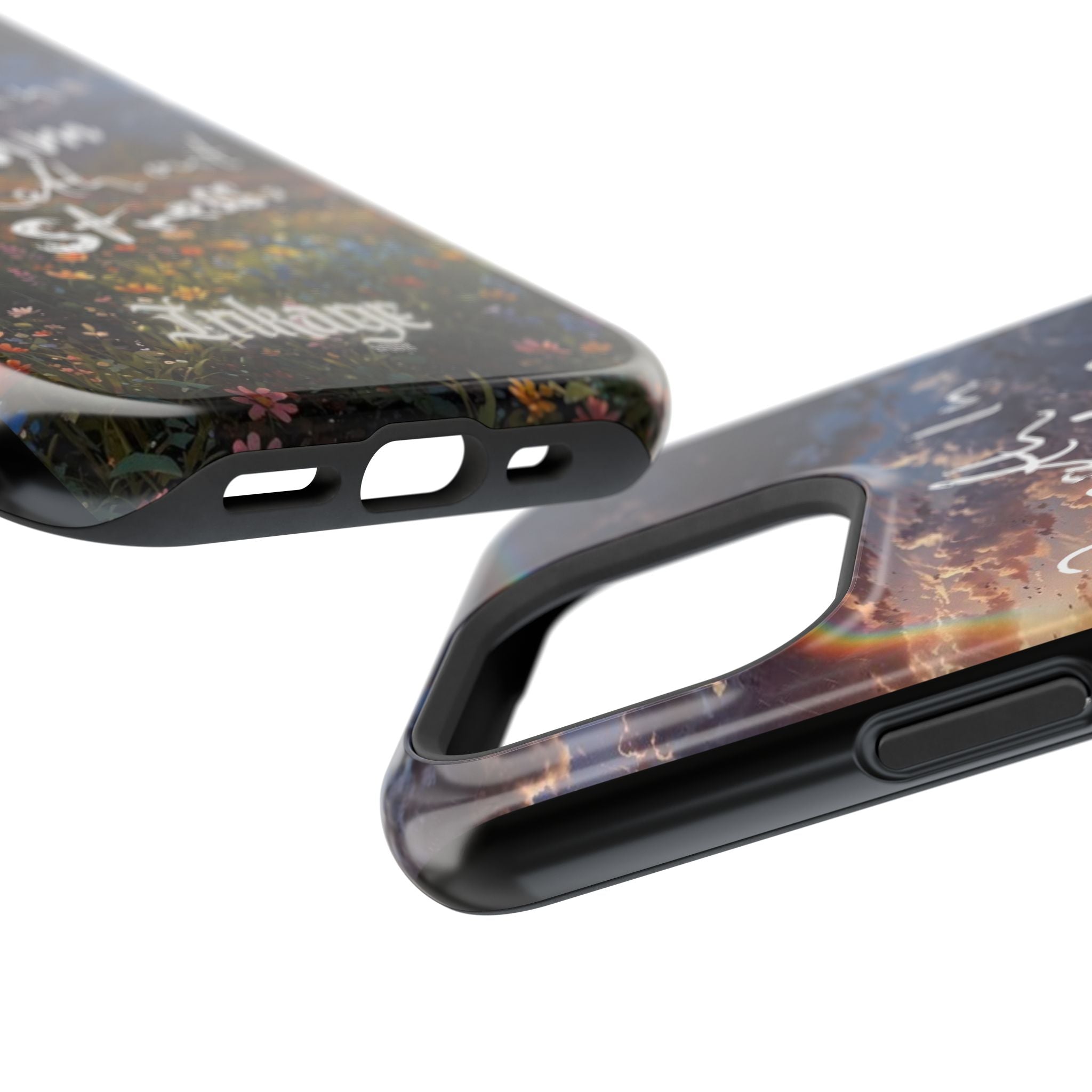 "Breath in Calm Breath out Stress" Magnetic Phone Cases (Quote)