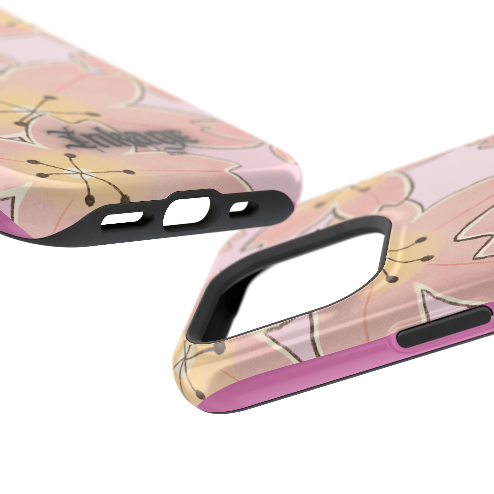 Charming Floral Magnetic Phone Cases (Minimal)