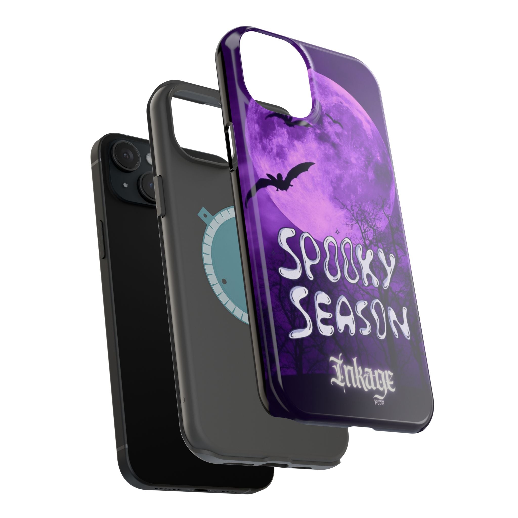 Purple Spooky Season Magnetic Phone Cases (Season)