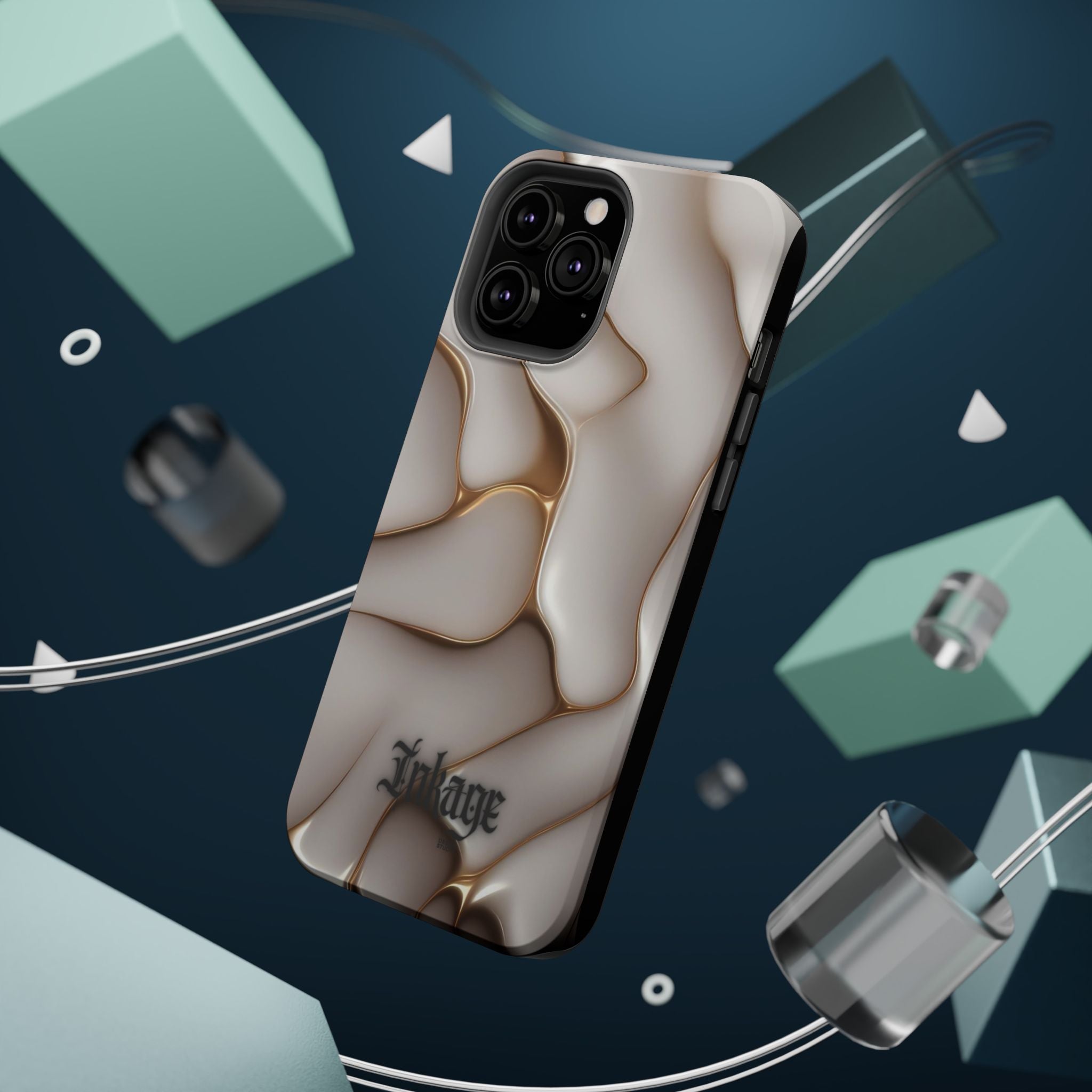 Golden Flow Magnetic Phone Cases (Minimal)