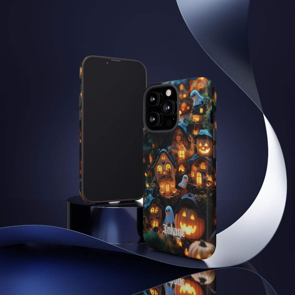 Spooky Pumpkin Village Tough Phone Cases (Season)