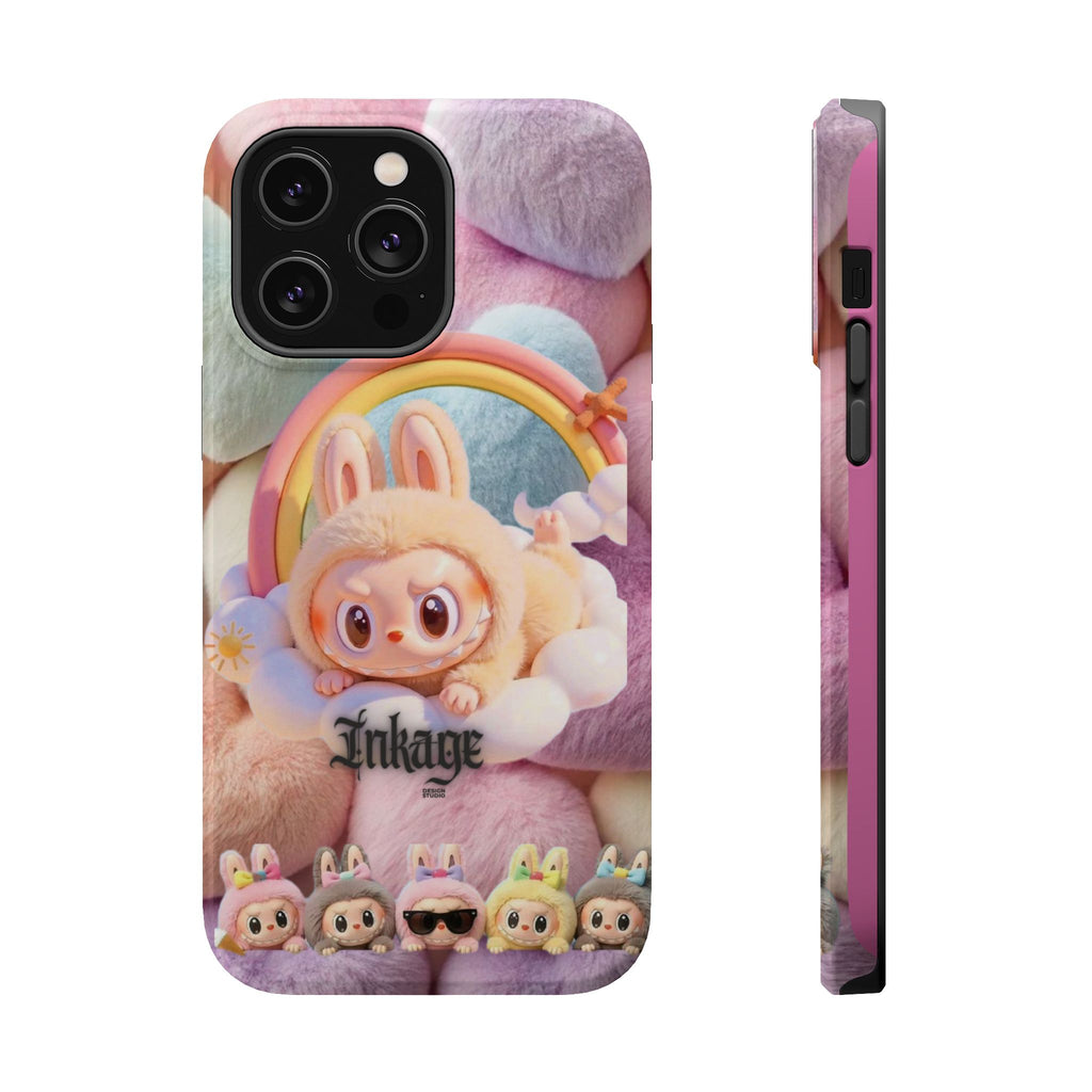 Pastel Rainbow Labubu Magnetic Phone Cases(Animation)
