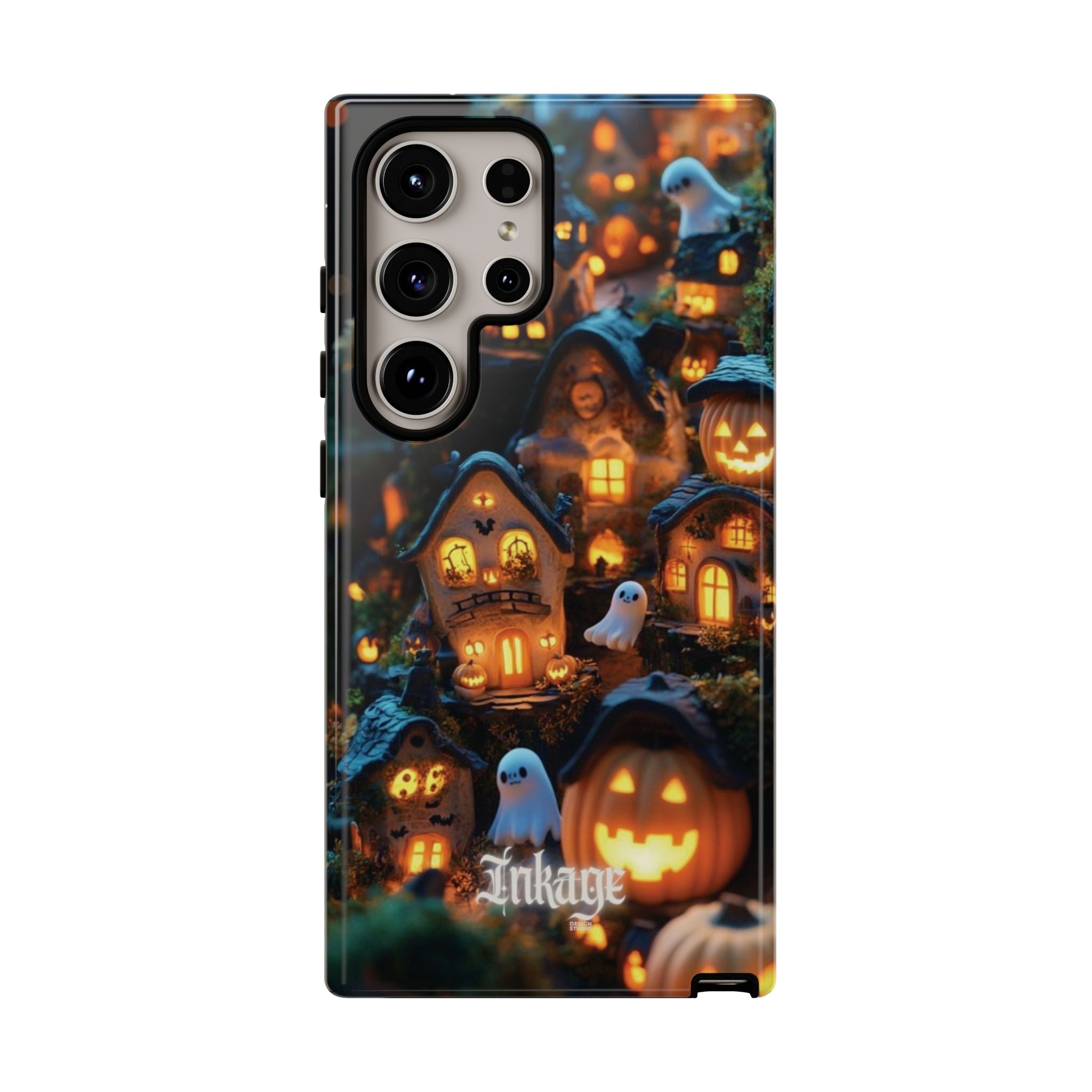 Spooky Pumpkin Village Tough Phone Cases (Season)