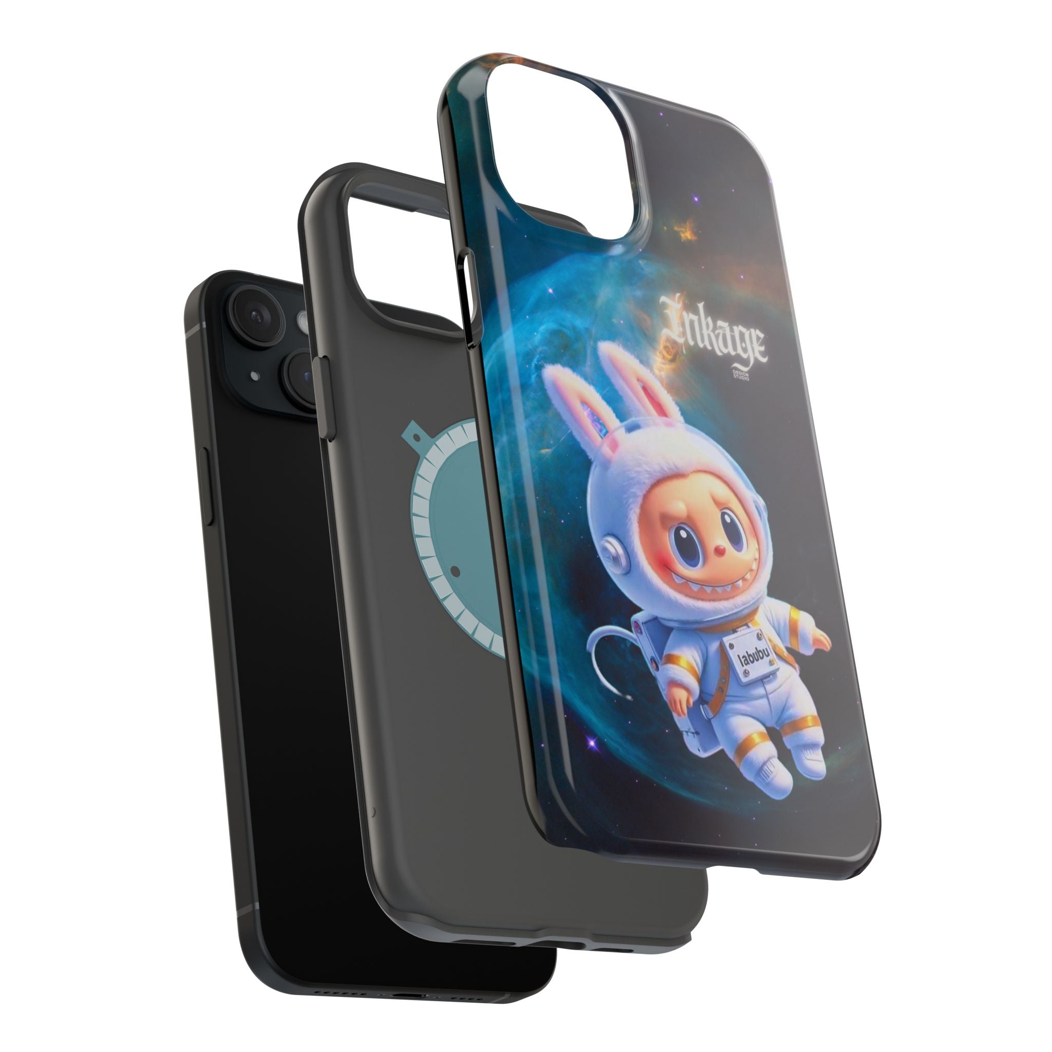 Labubu Astronaut Magnetic Phone Cases (Animation)
