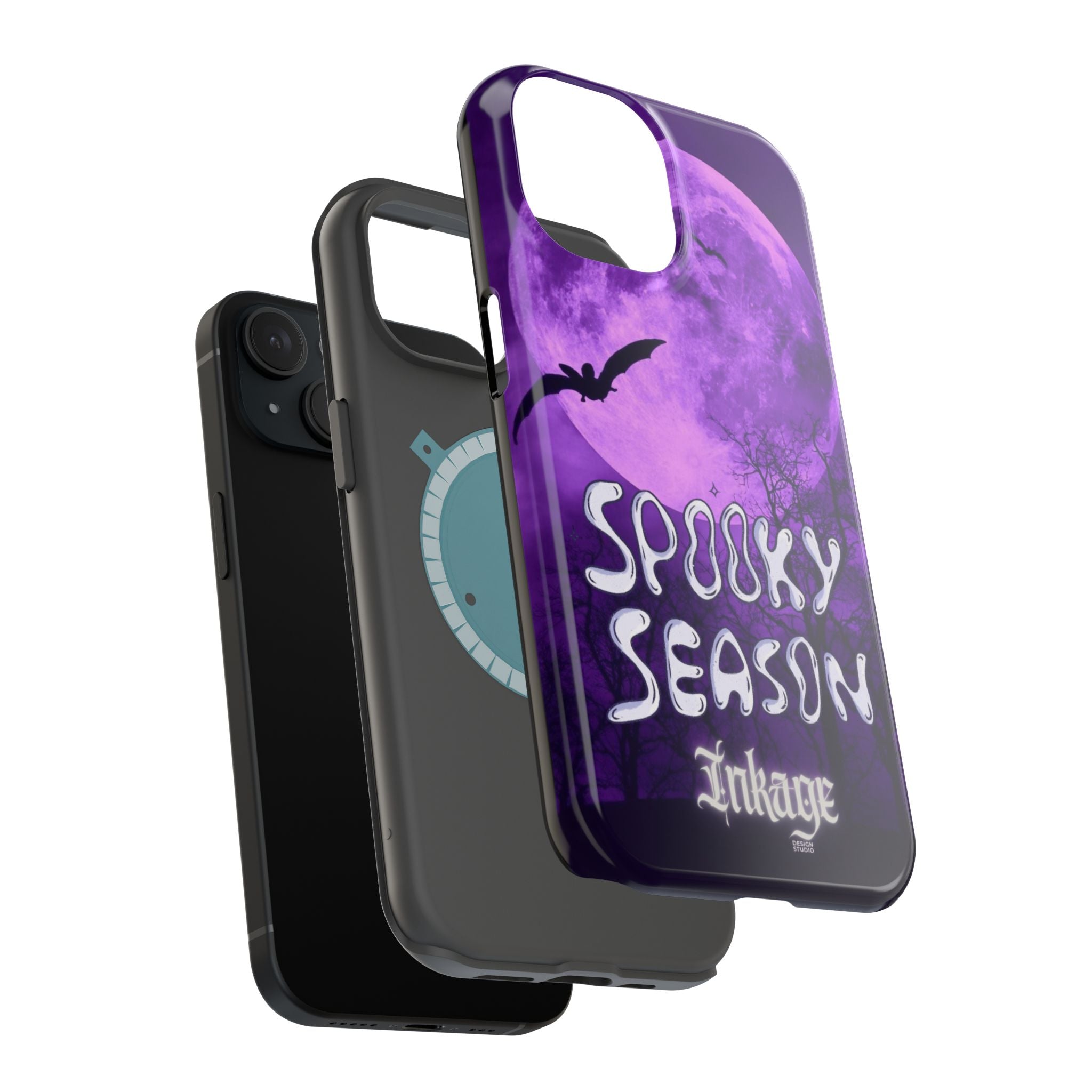 Purple Spooky Season Magnetic Phone Cases (Season)