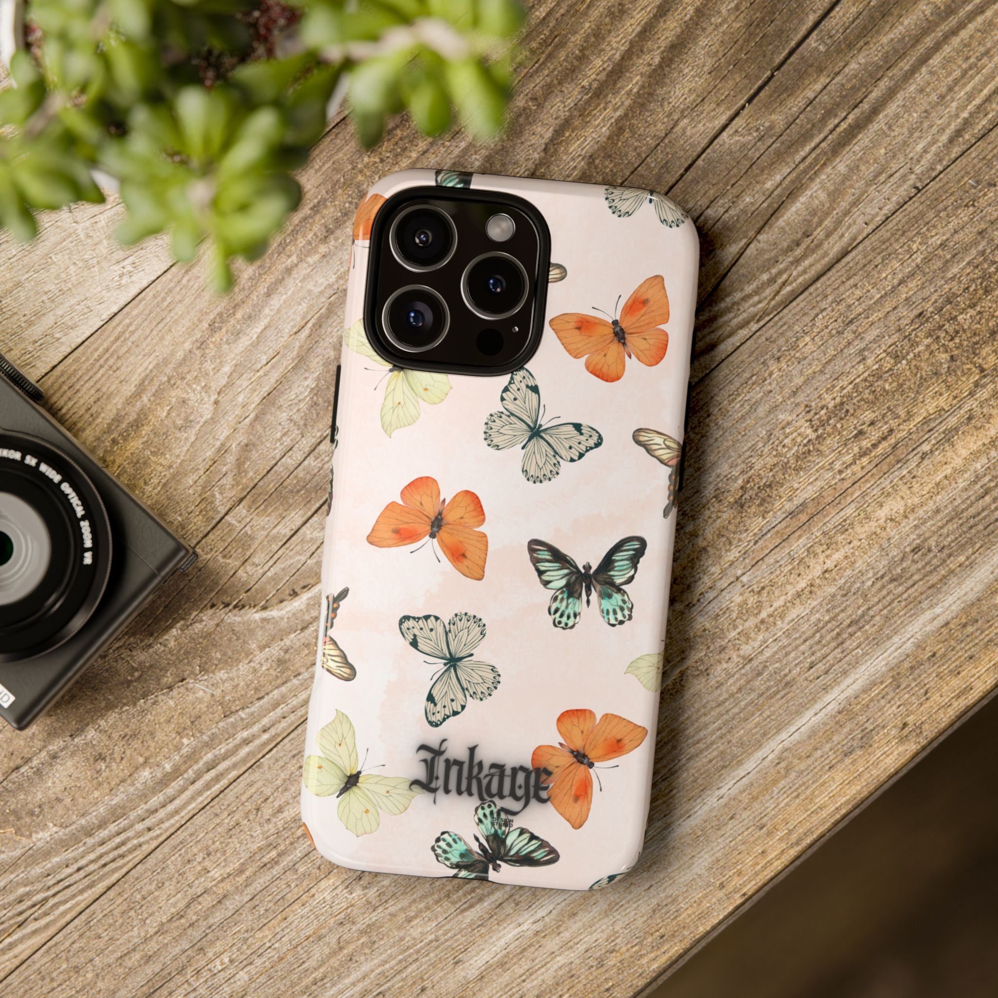 Color Butterfly Tough Phone Case (Minimal)