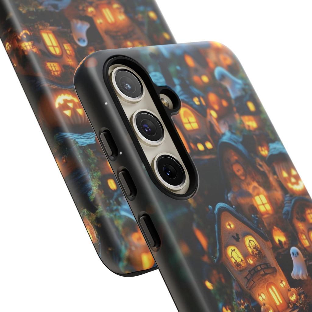 Spooky Pumpkin Village Tough Phone Cases (Season)