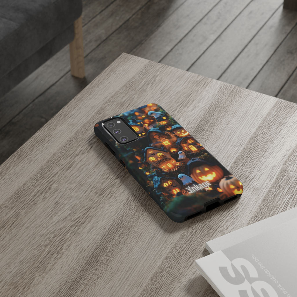 Spooky Pumpkin Village Tough Phone Cases (Season)