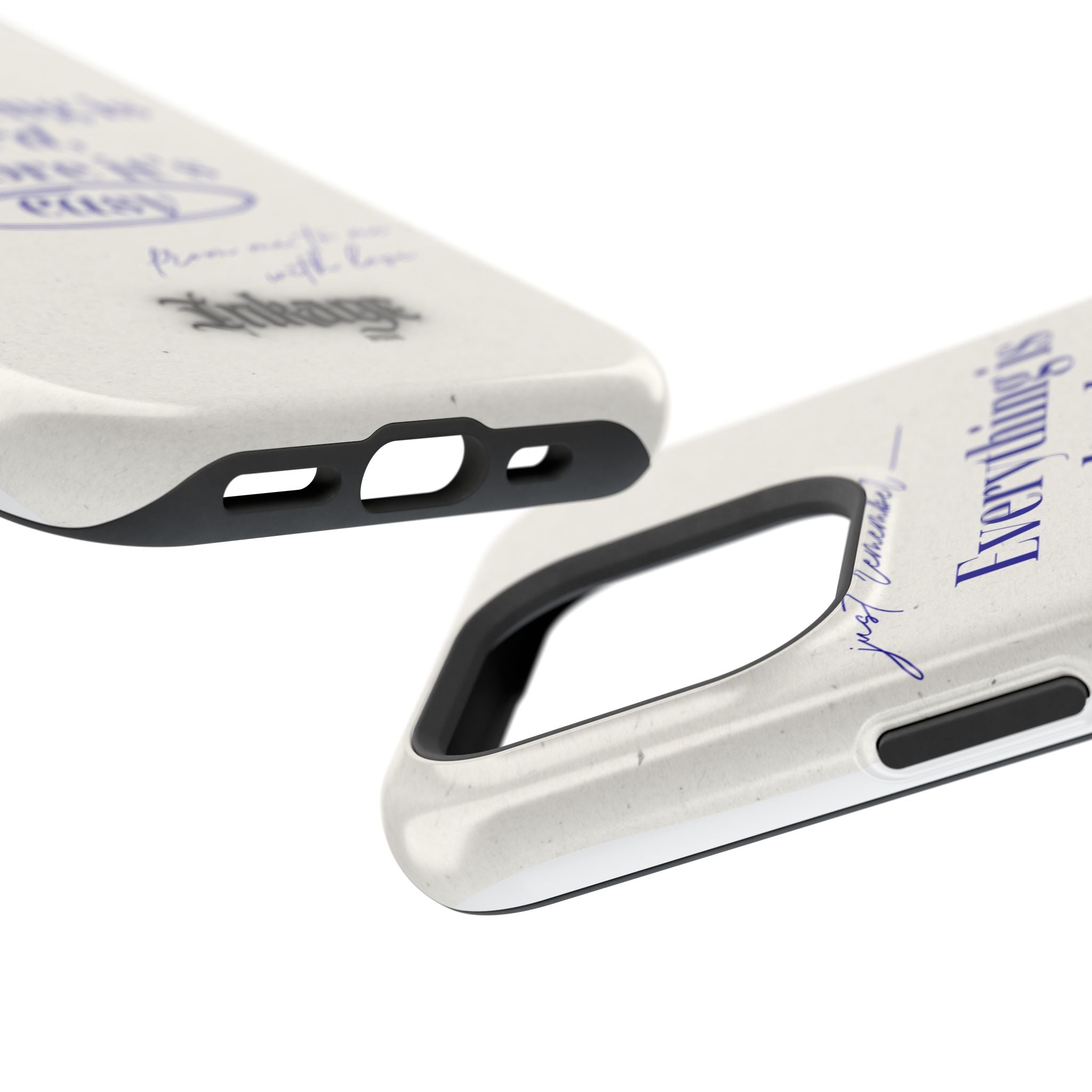 "Everything is hard, before it's easy" Magnetic Phone Case (Quote)