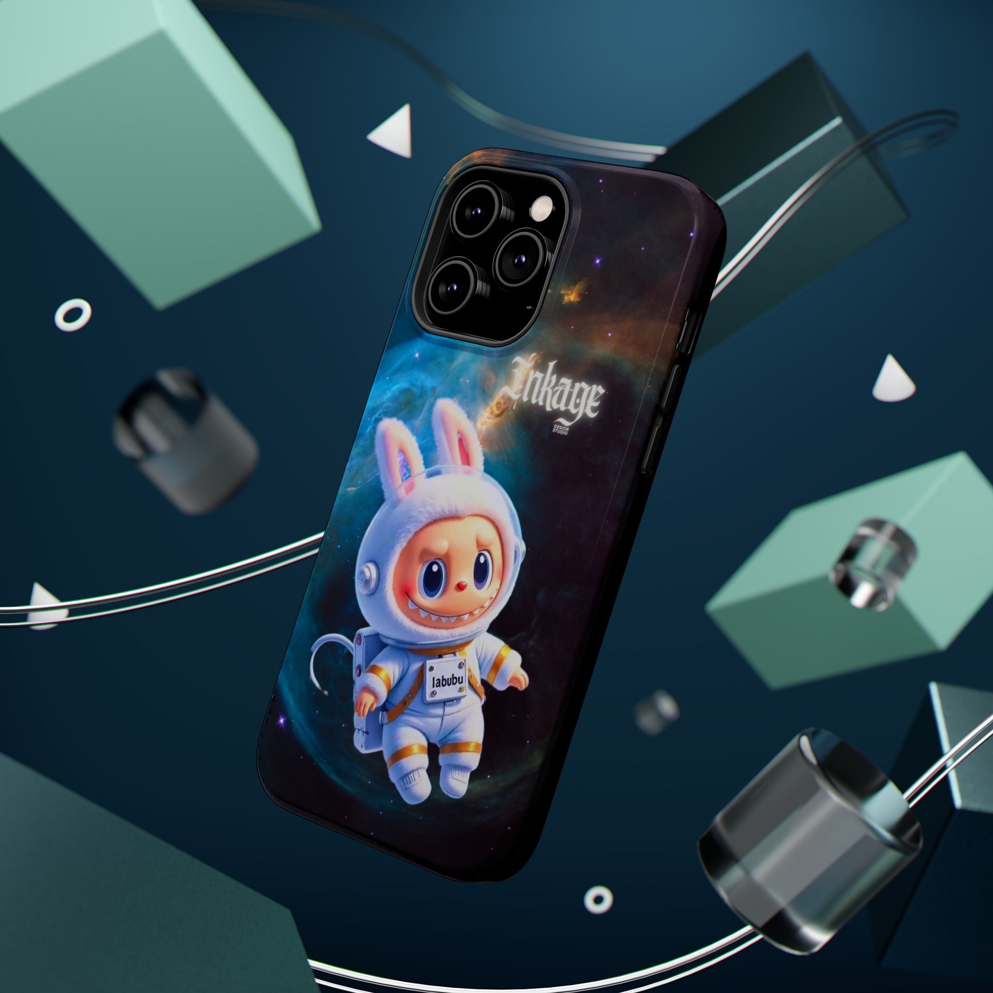 Labubu Astronaut Magnetic Phone Cases (Animation)