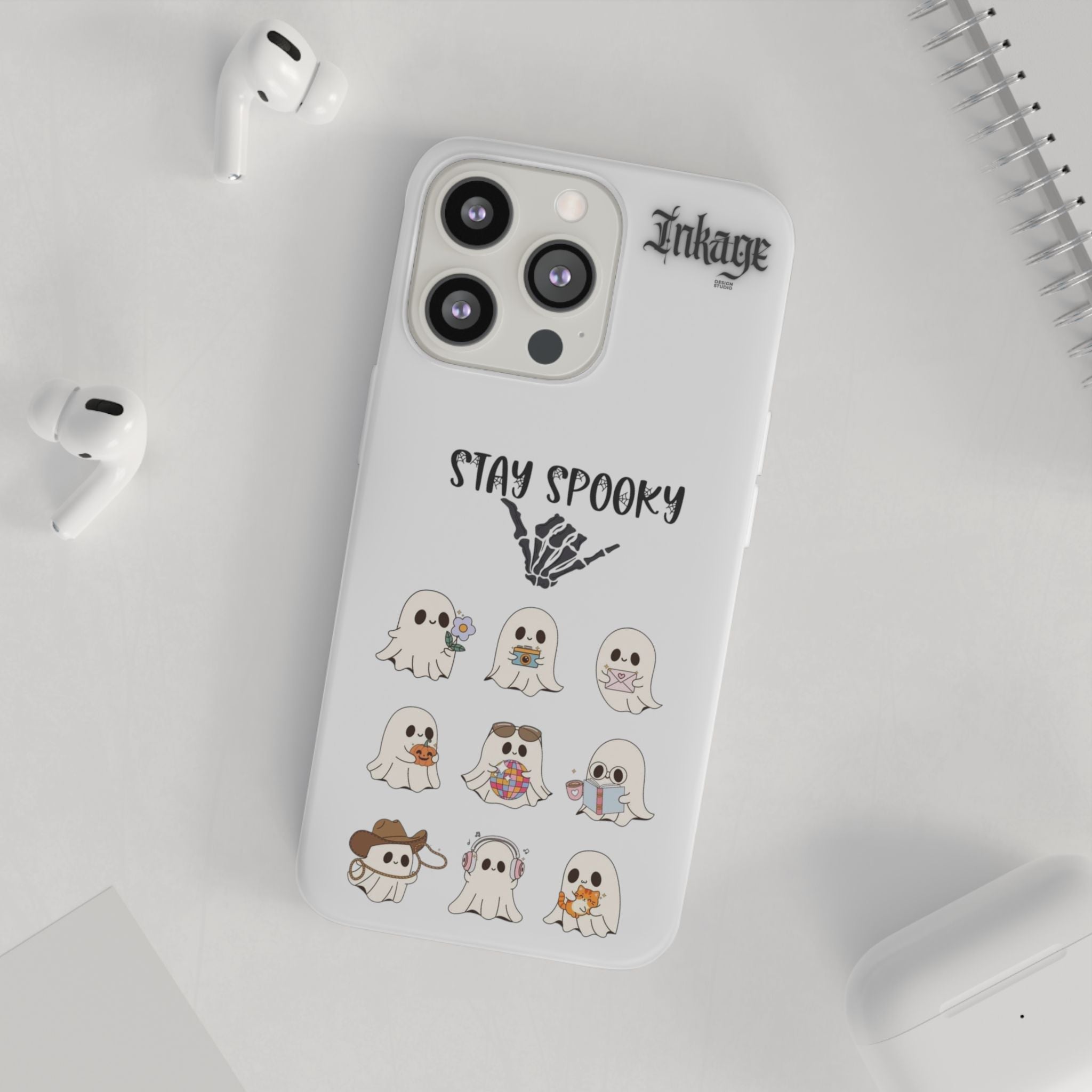 Stay Spooky Clear Phone Cases (Season)