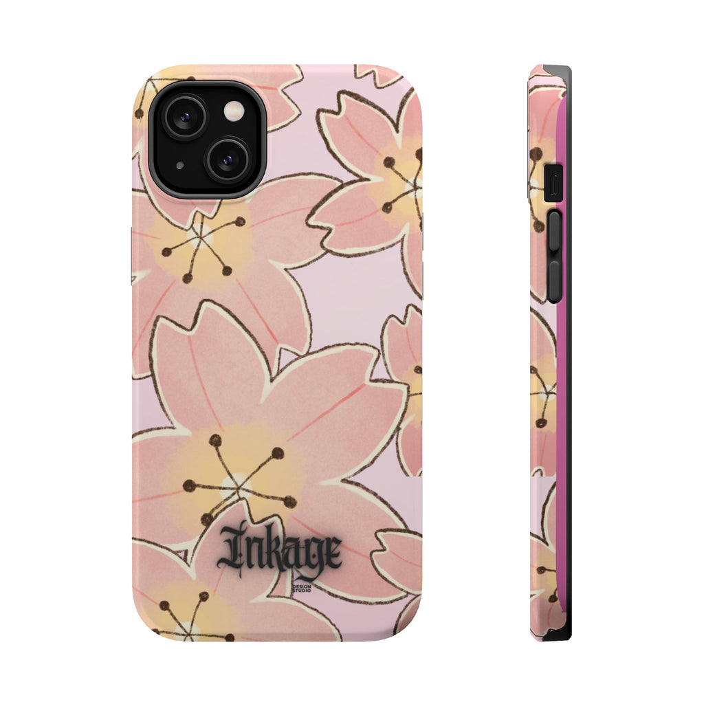 Charming Floral Magnetic Phone Case (Minimal)