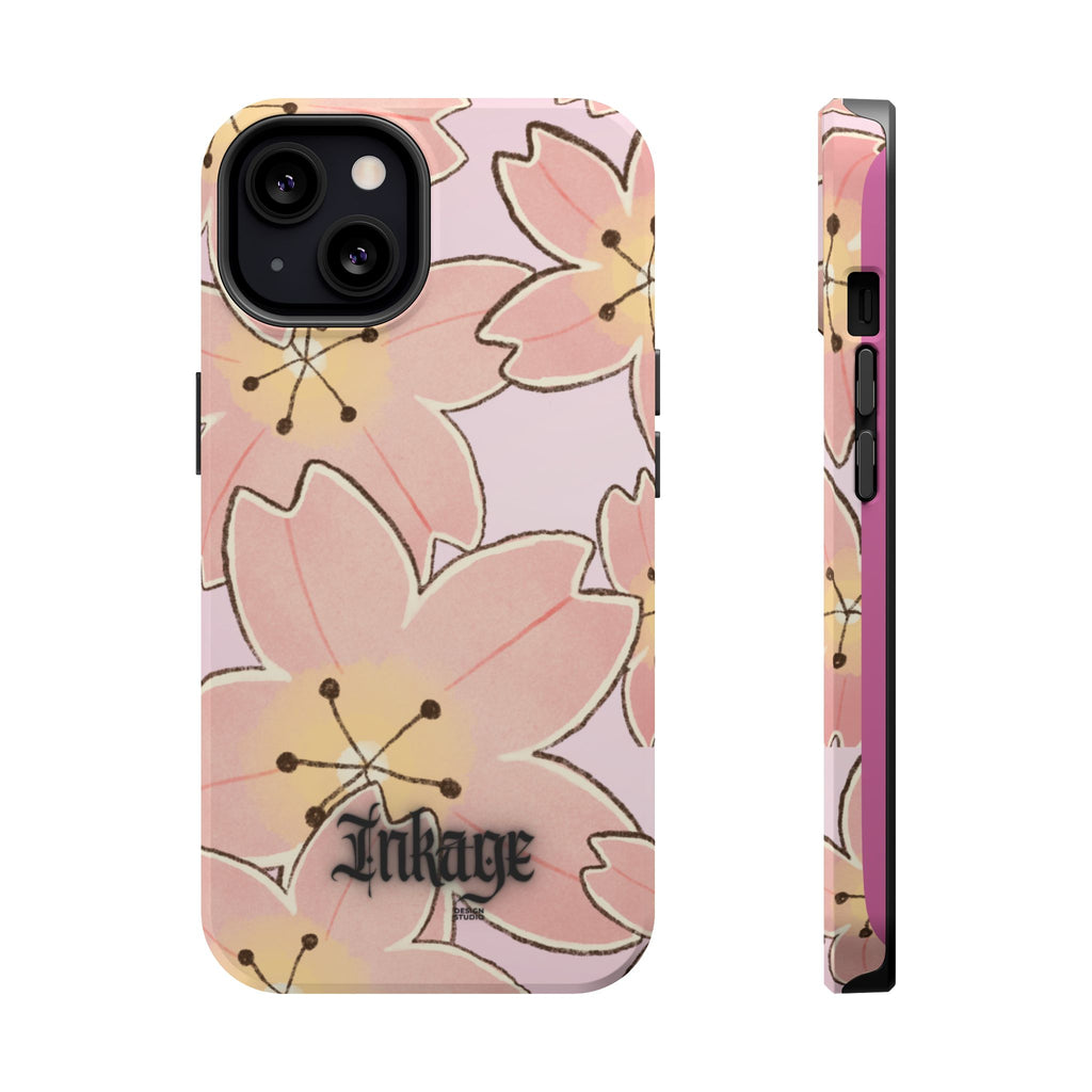 Charming Floral Magnetic Phone Case (Minimal)