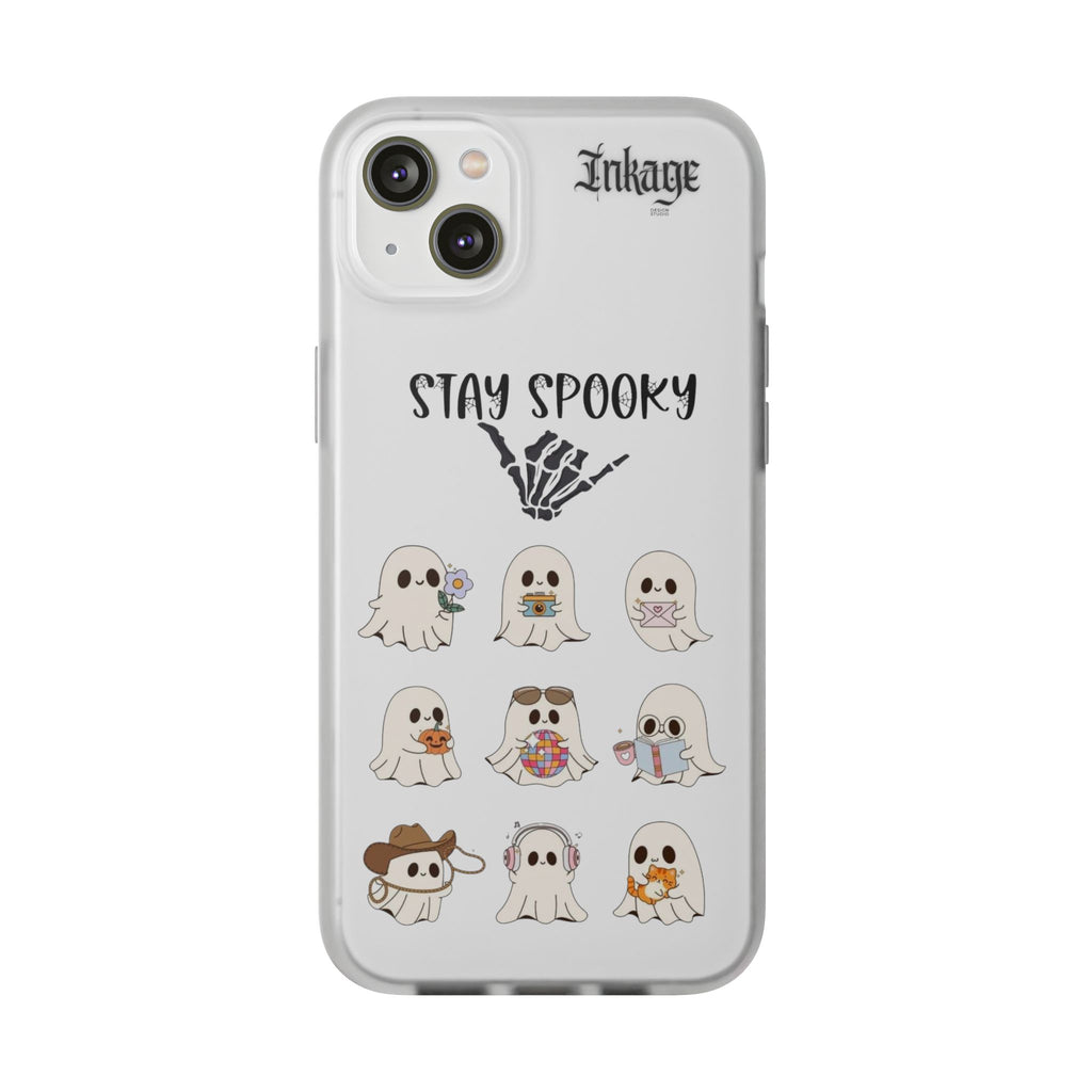 Stay Spooky Clear Phone Cases (Season)