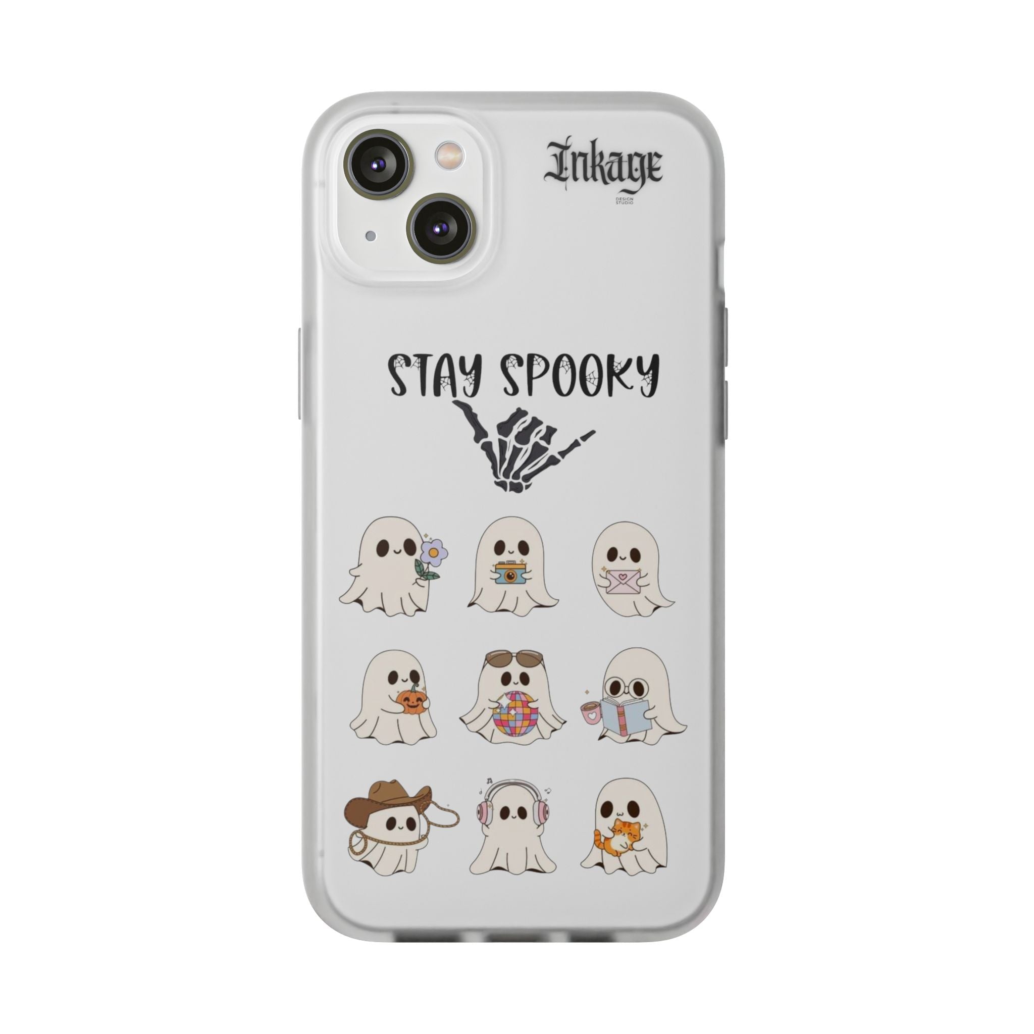 Stay Spooky Clear Phone Cases (Season)
