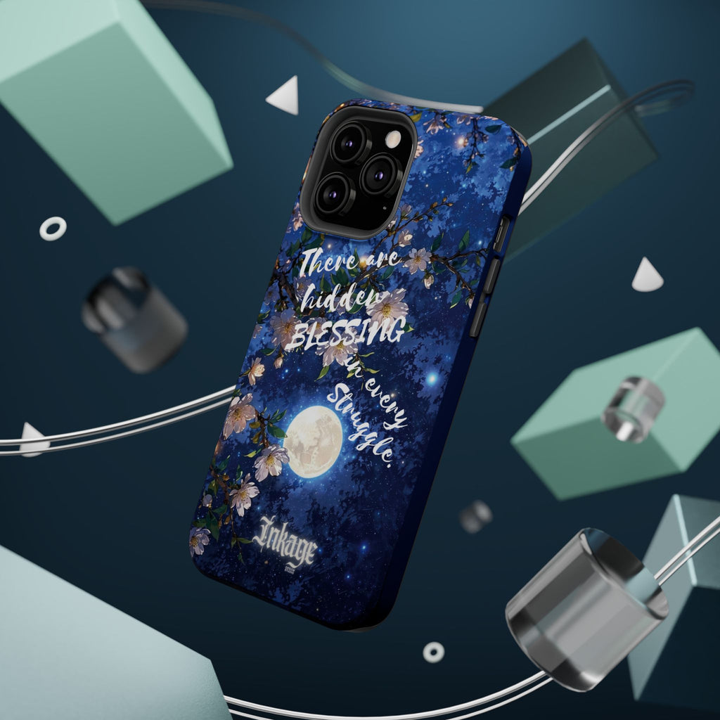 “Moonlit Blessing” Magnetic Phone Cases (Quote)