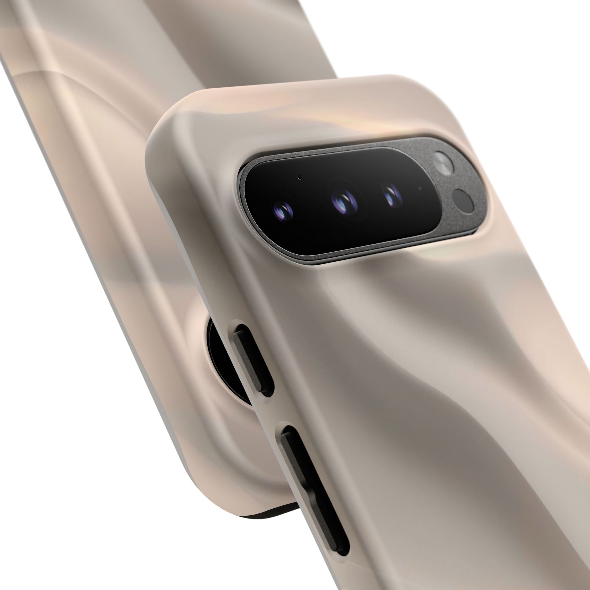 Beige Wavy Flow Tough Phone Case (Minimal)