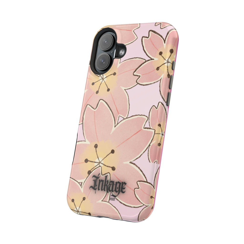 Charming Floral Magnetic Phone Case (Minimal)