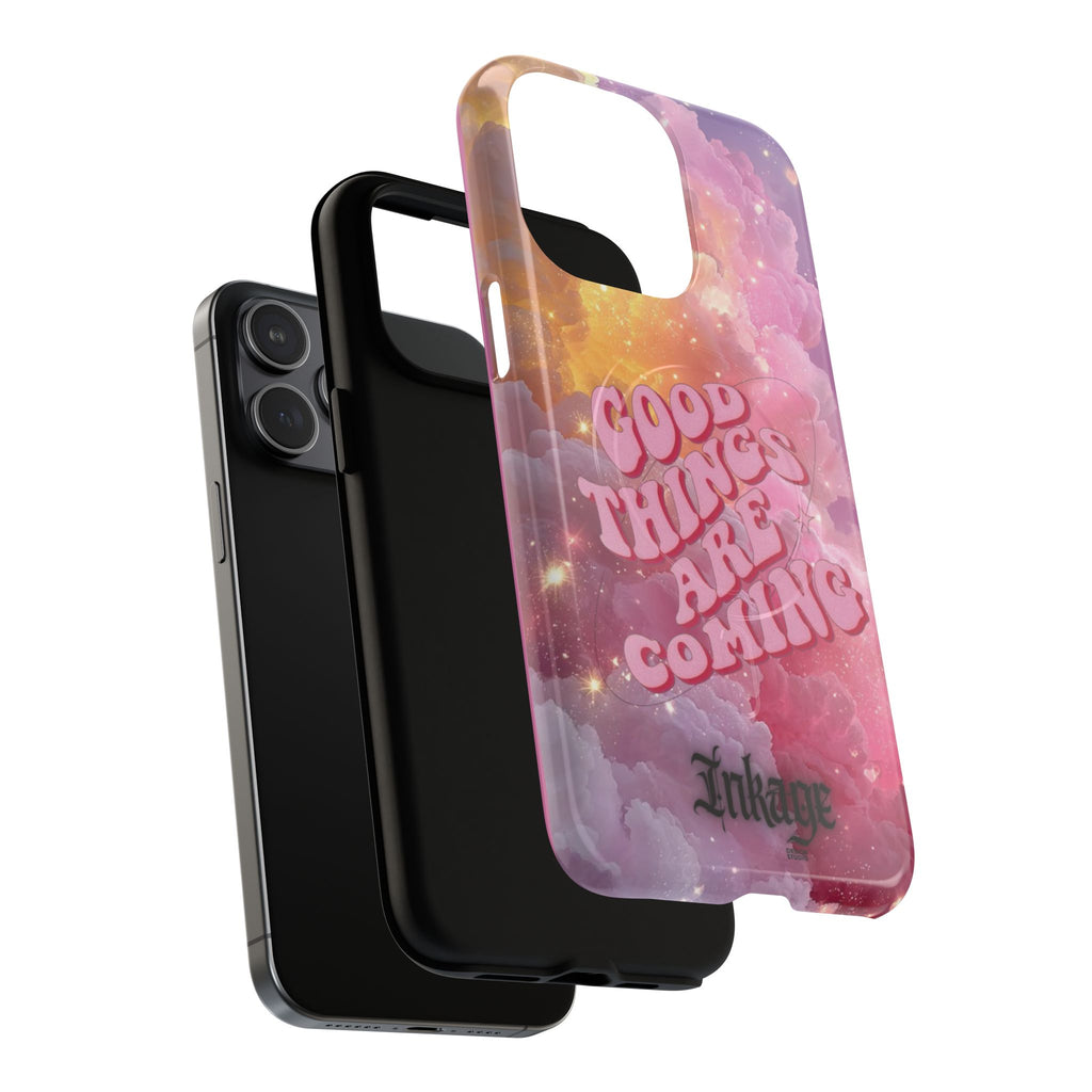 "Good Things Are Coming" with Tough Magnetic Phone Cases (Quote)