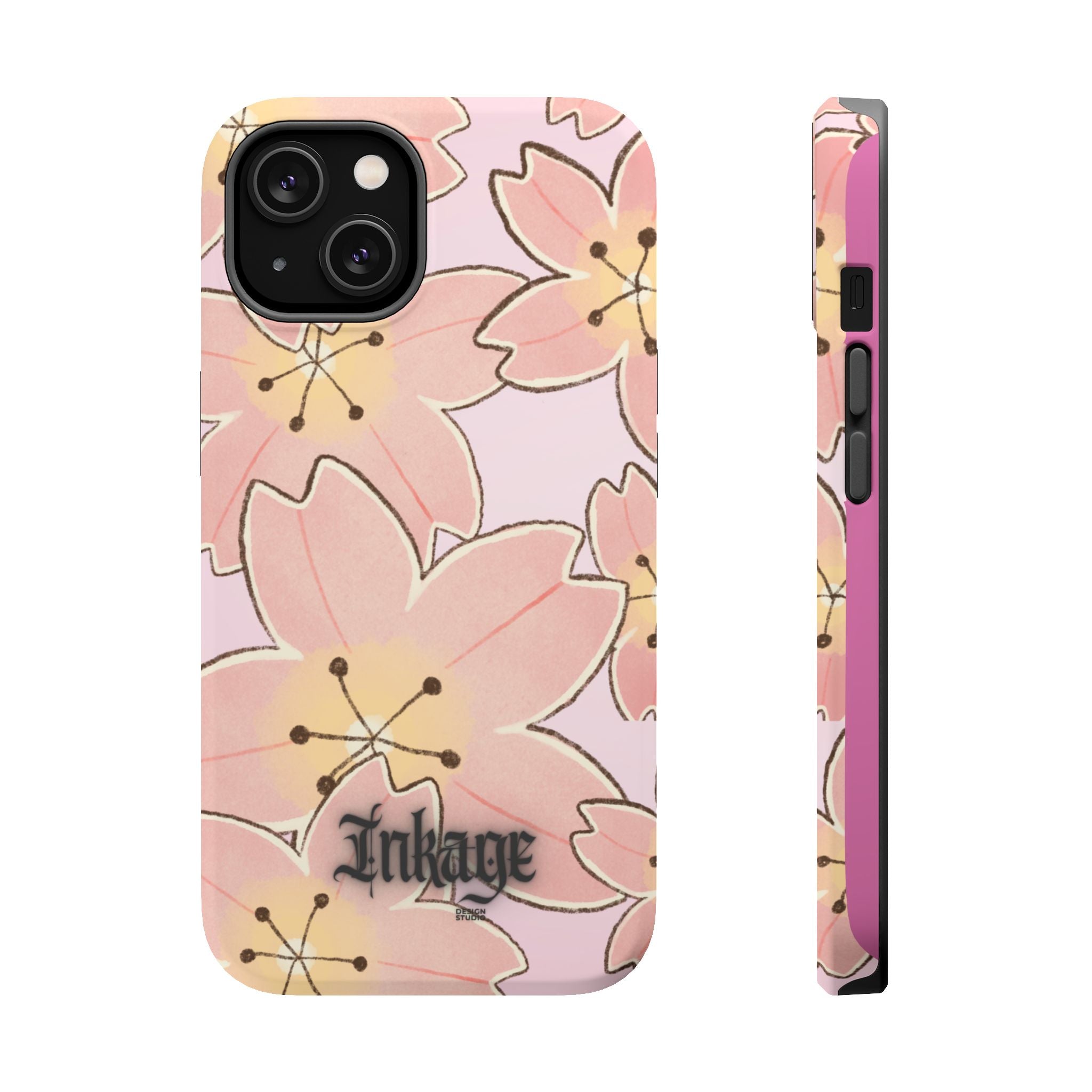 Charming Floral Magnetic Phone Cases (Minimal)