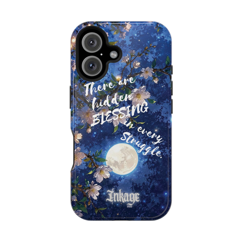 “Moonlit Blessing” Quote Magnetic Phone Cases