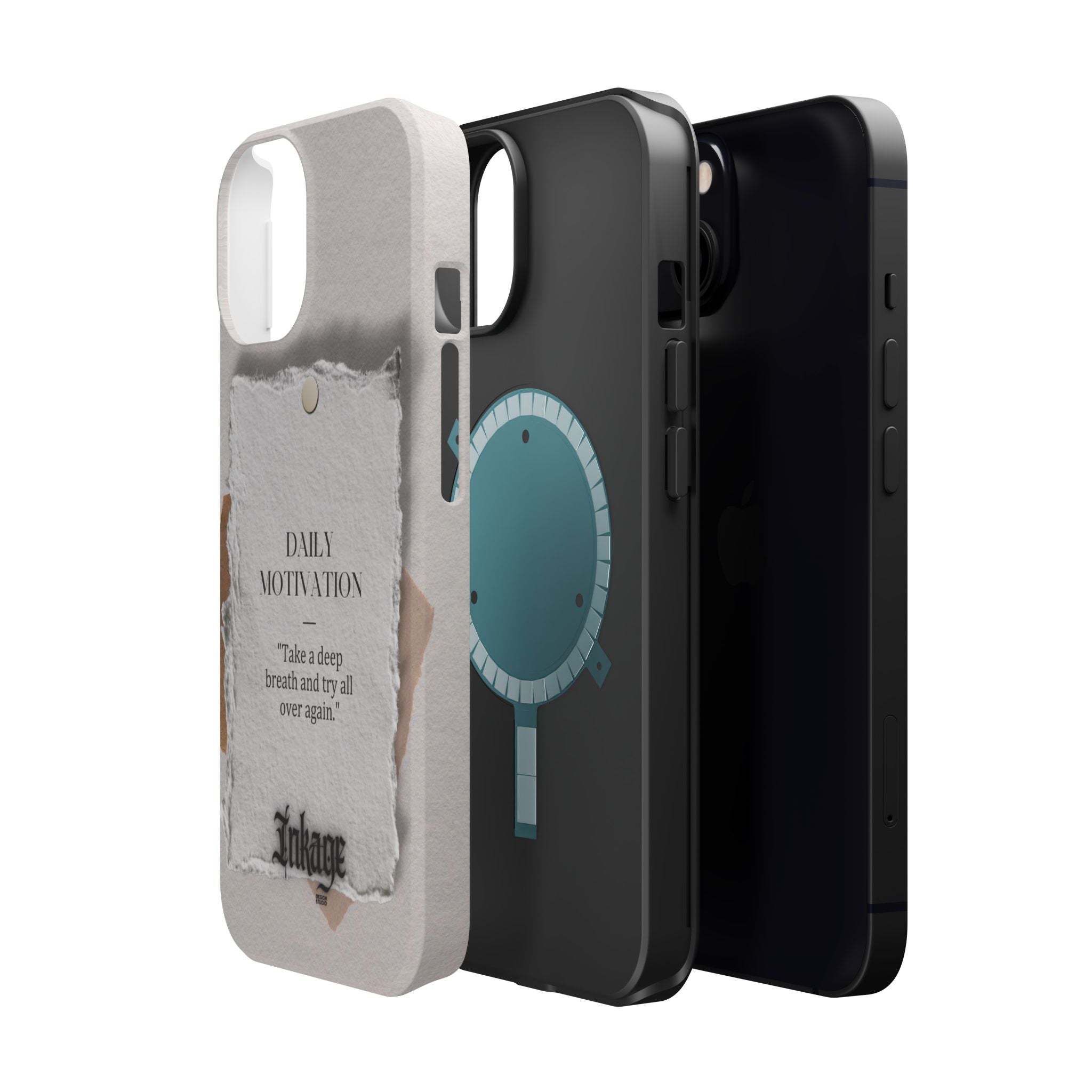 "Daily Motivation" Magnetic Quote Phone Case
