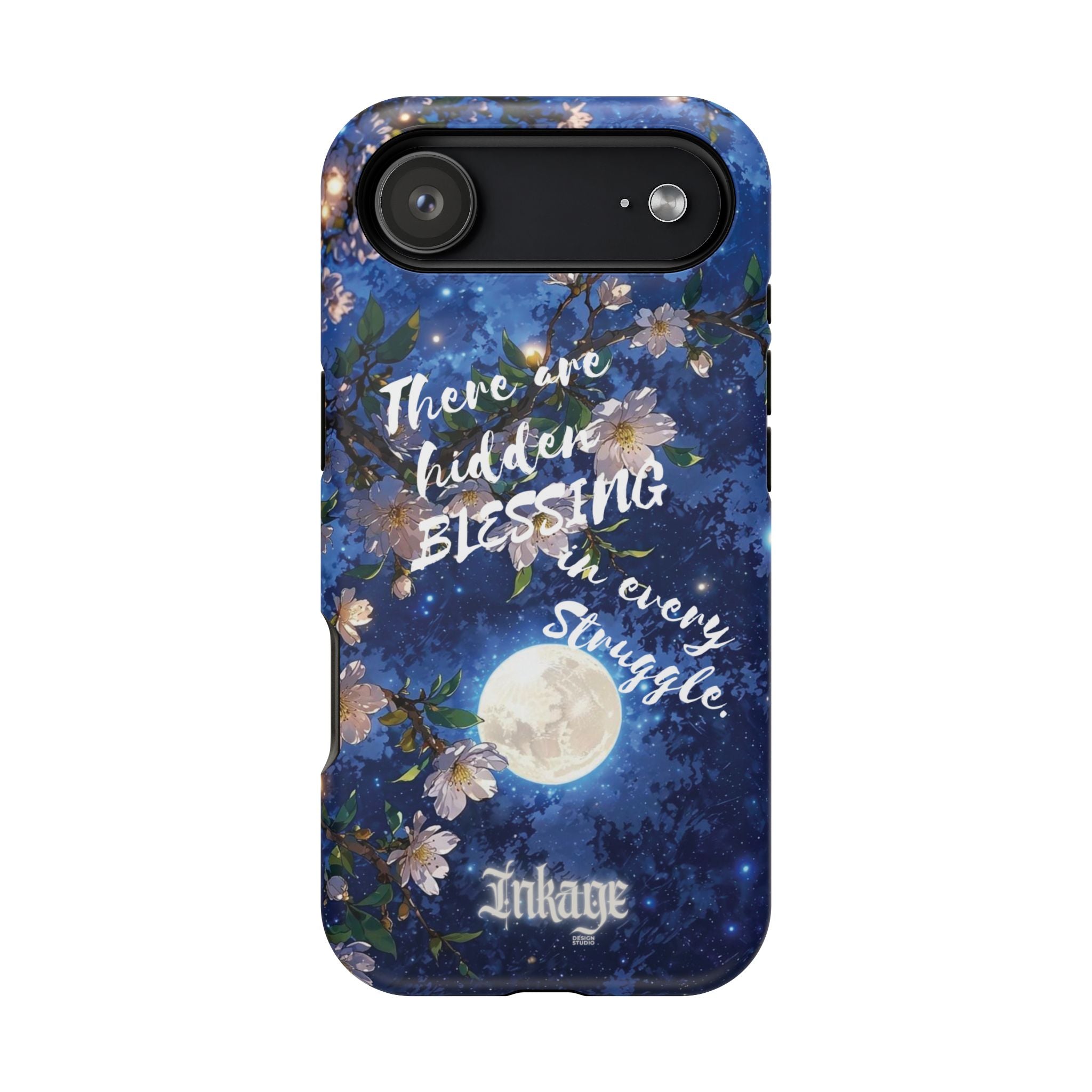 “Moonlit Blessing” Quote Magnetic Phone Cases