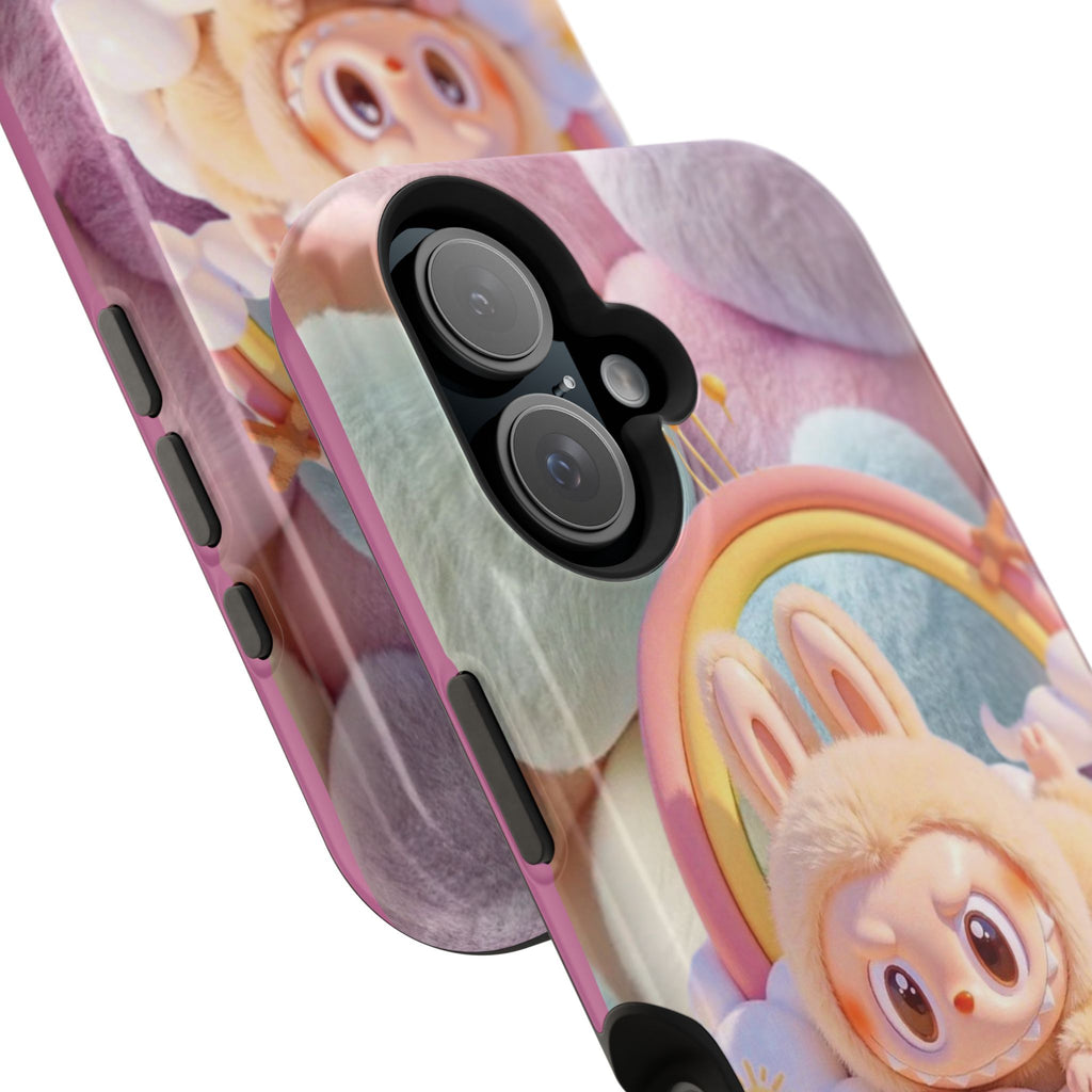 Pastel Rainbow Labubu Magnetic Phone Cases(Animation)