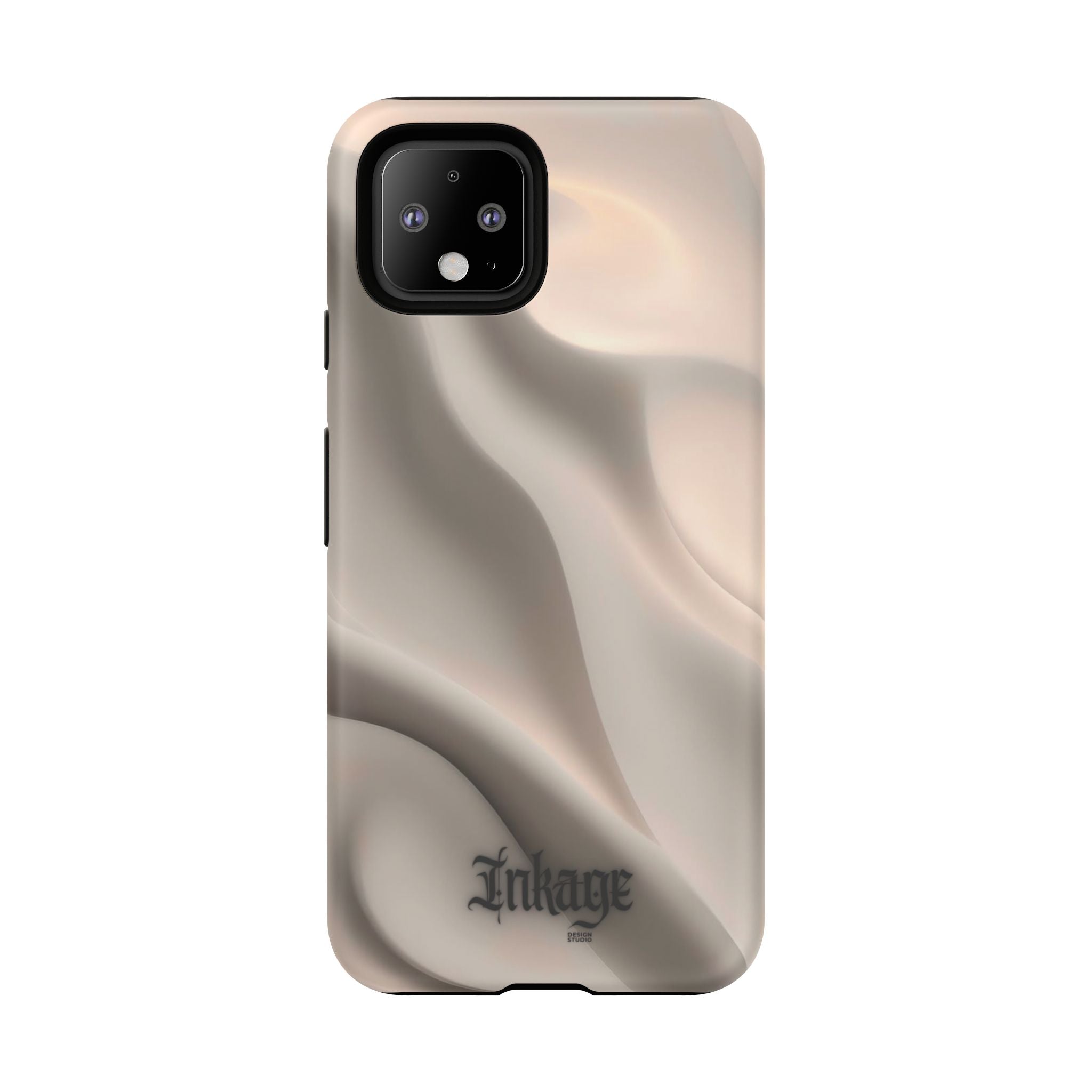 Beige Wavy Flow Tough Phone Case (Minimal)