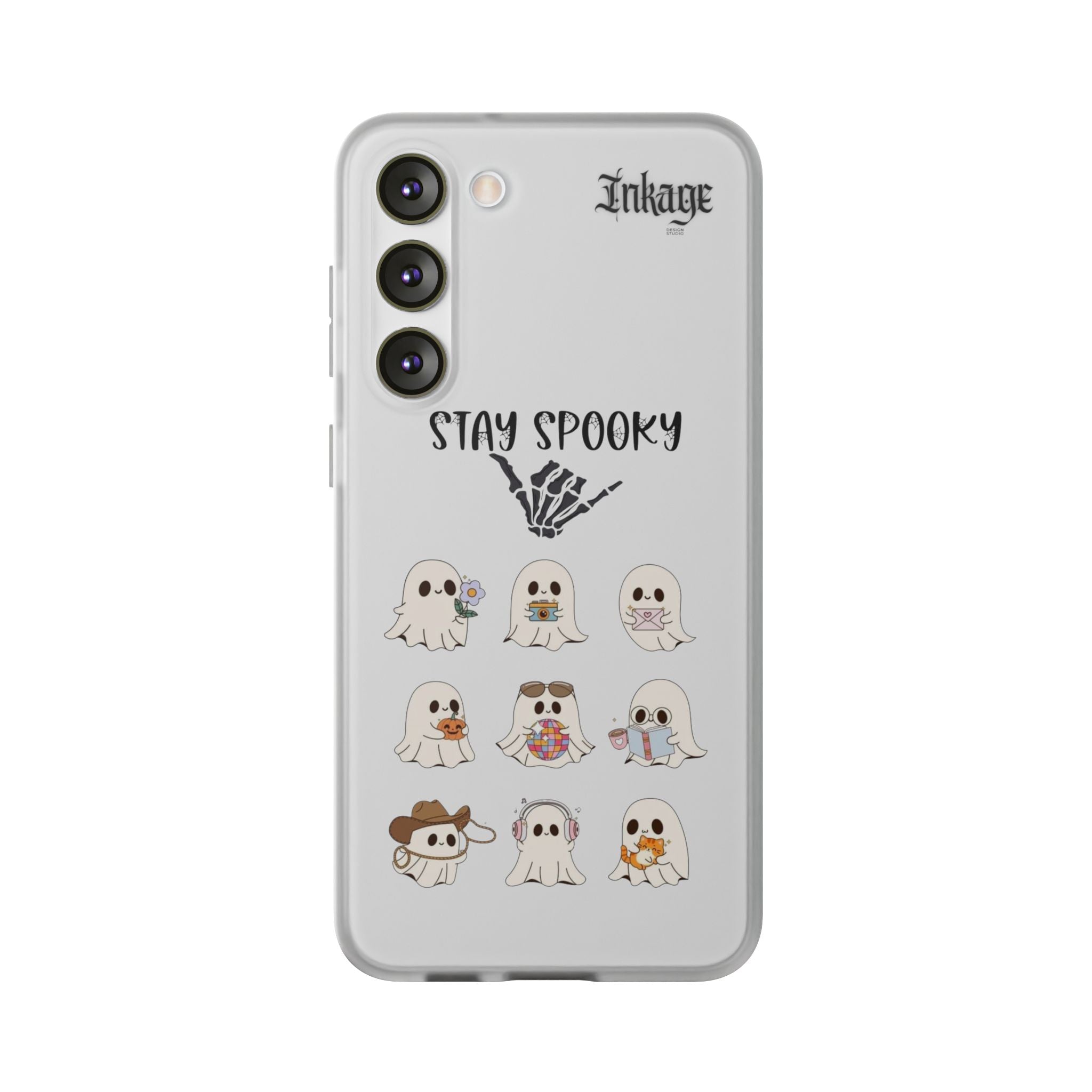 Stay Spooky Clear Phone Cases (Season)
