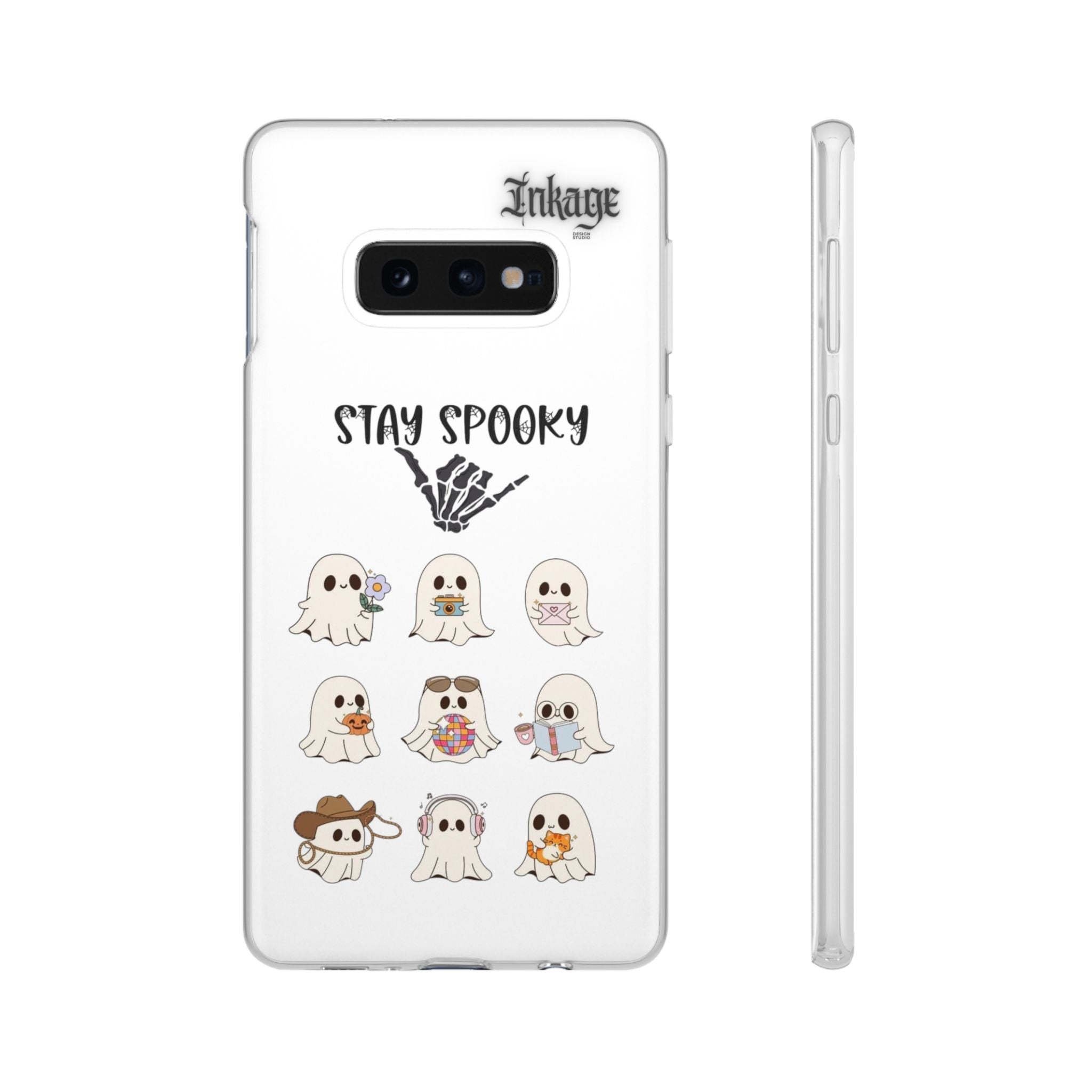 Stay Spooky Clear Phone Cases (Season)