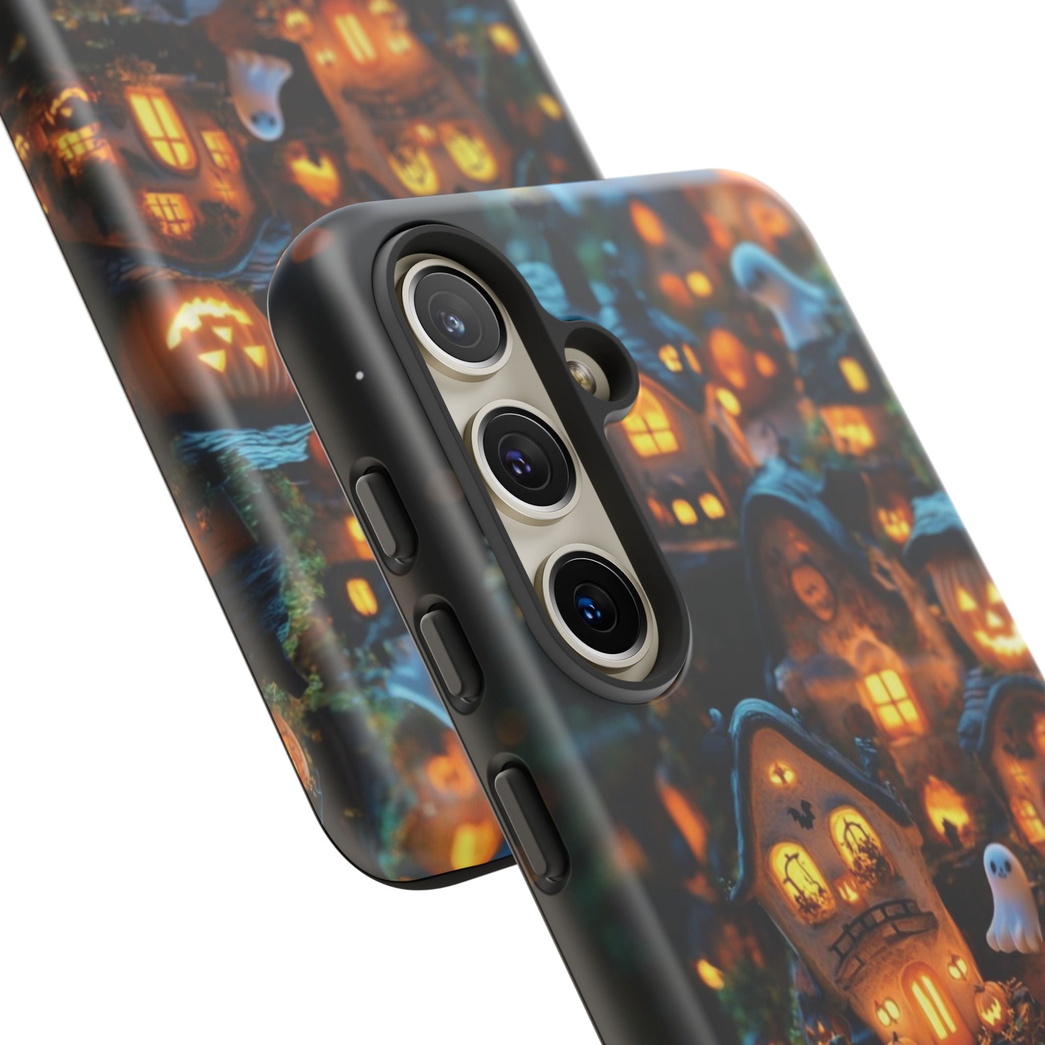 Spooky Pumpkin Village Tough Phone Cases (Season)