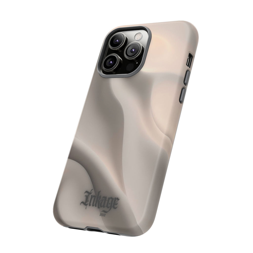 Beige Wavy Flow Tough Phone Case (Minimal)