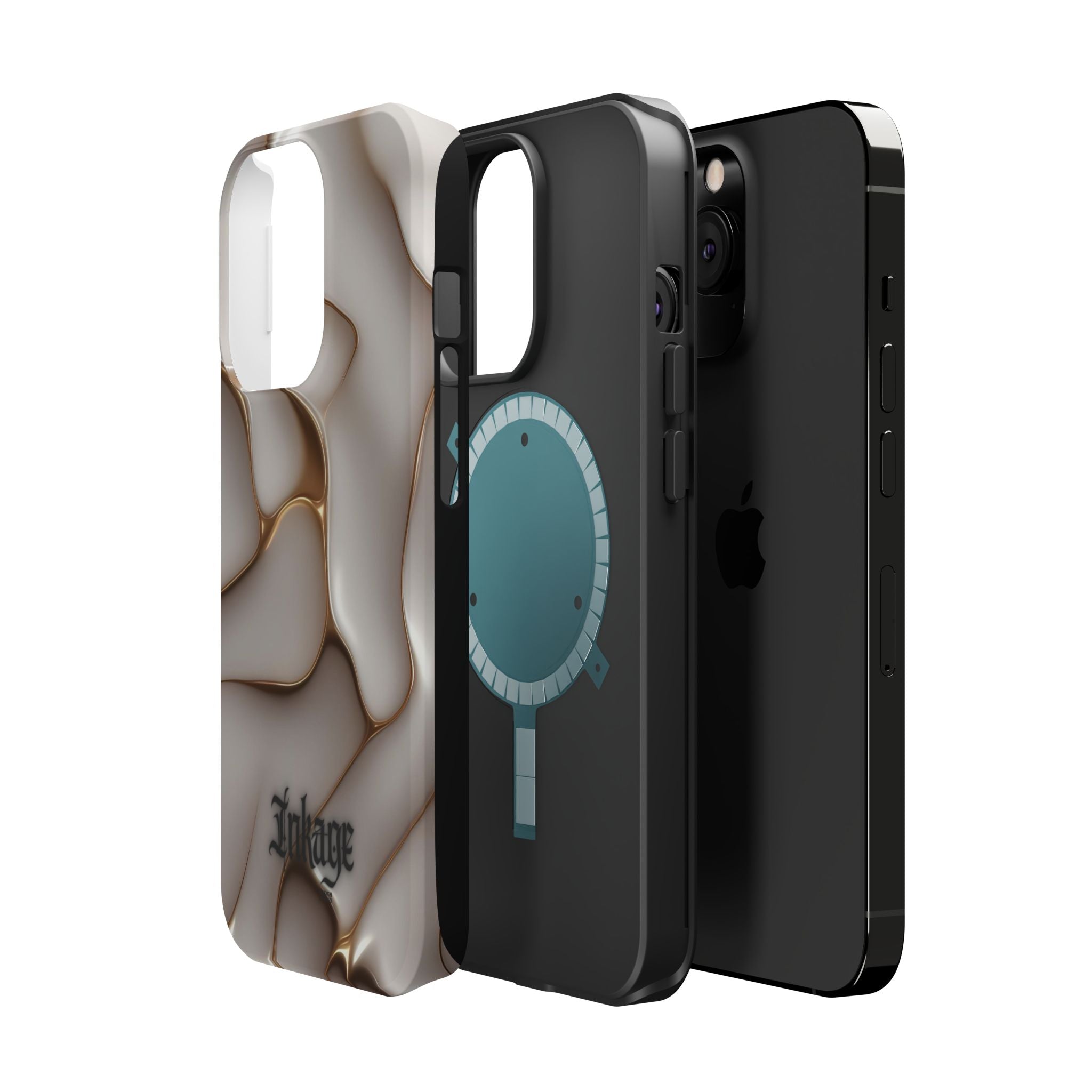 Golden Flow Magnetic Phone Cases (Minimal)