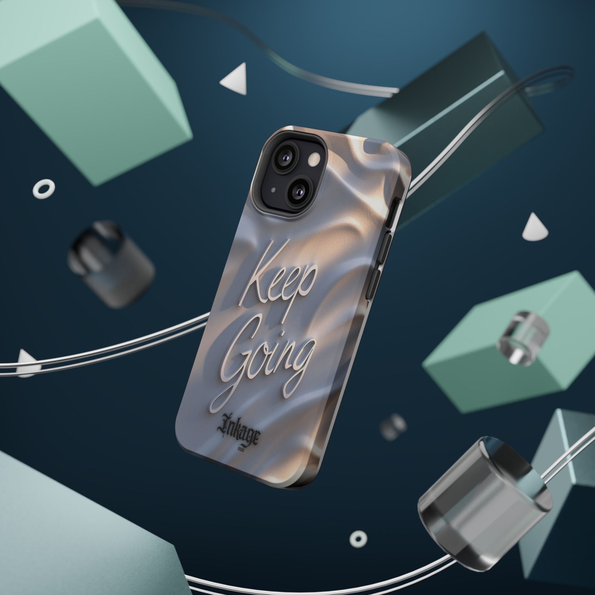 "Keep Going" Magnetic Phone Cases (Quote)
