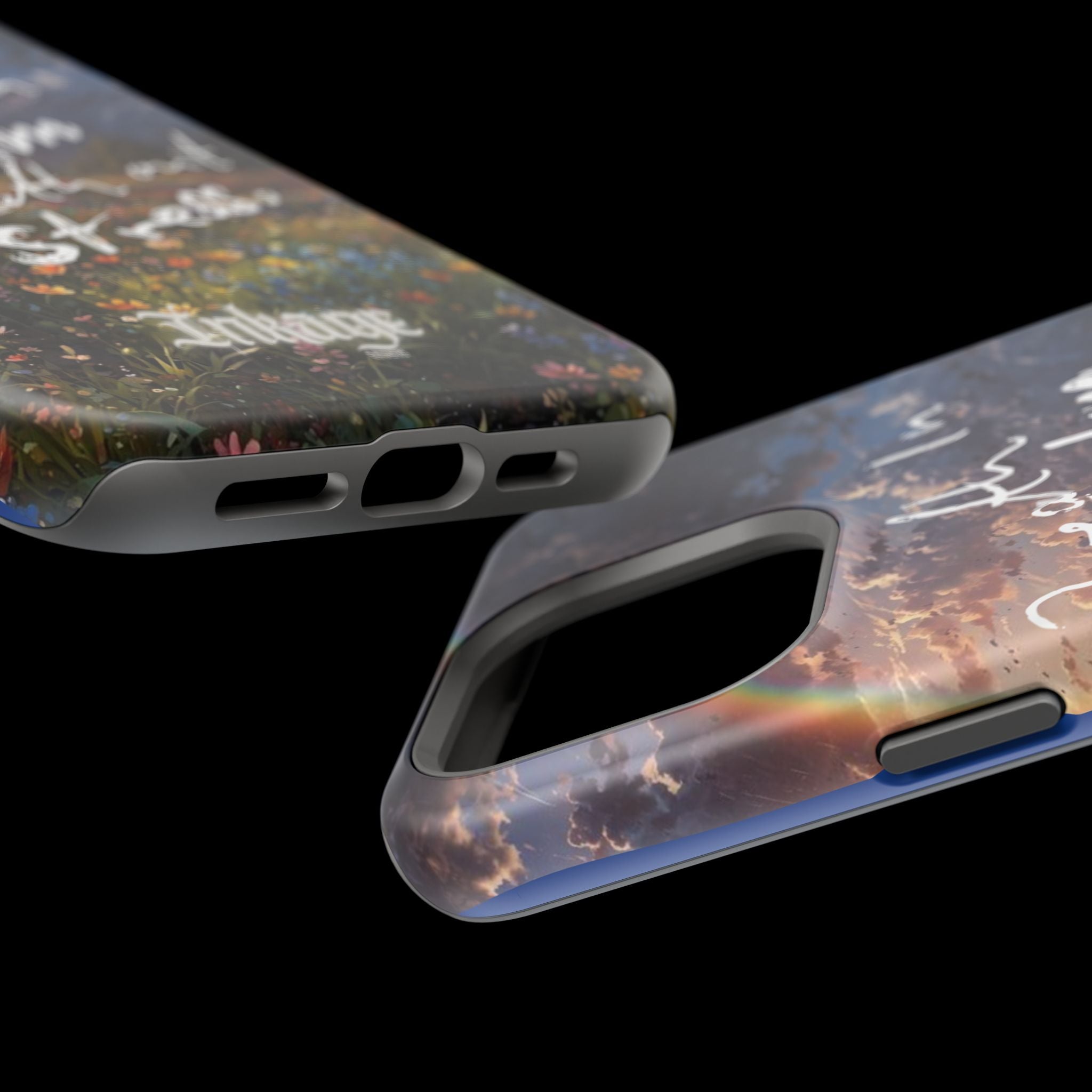 "Breath in Calm Breath out Stress" Quote Magnetic Phone Cases