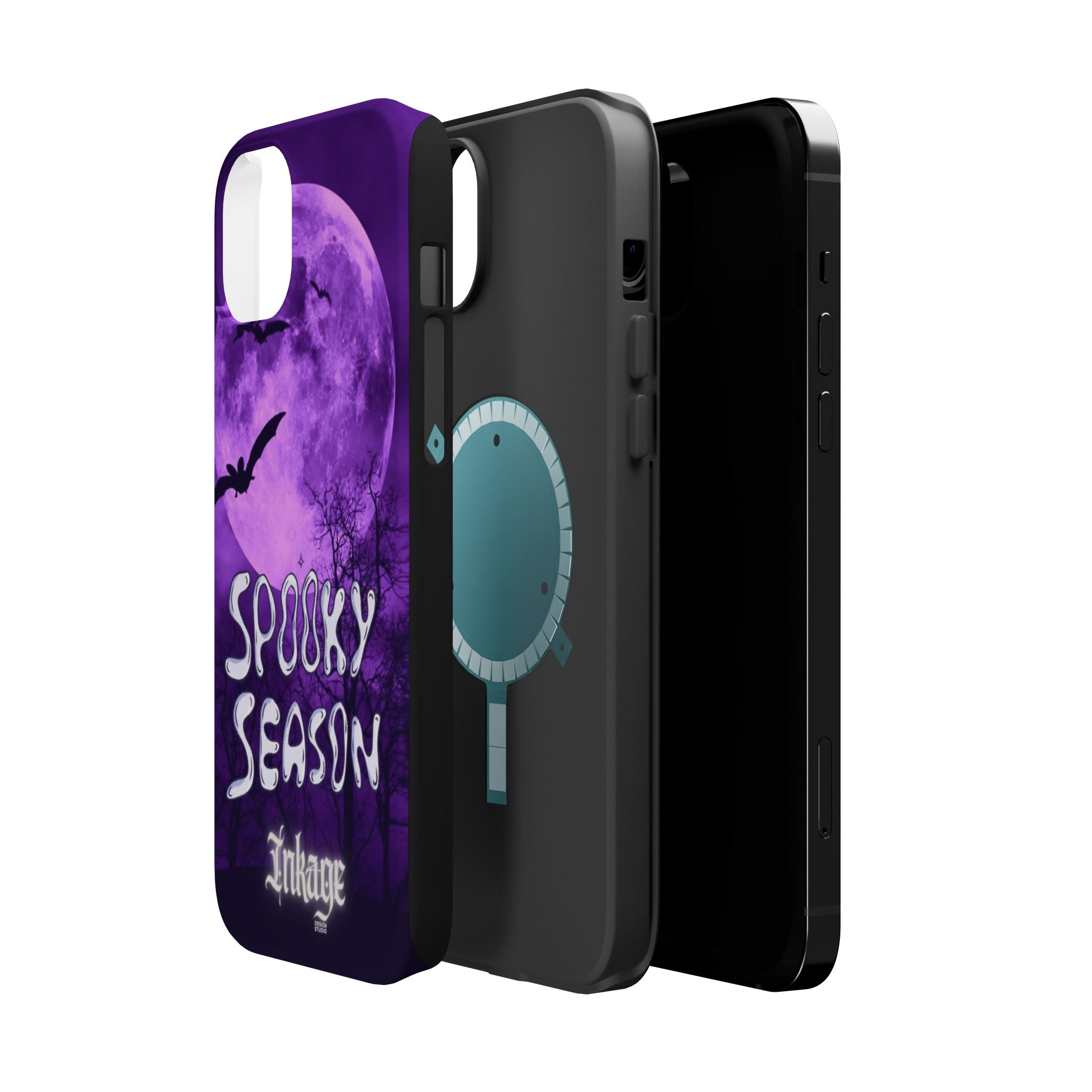 Purple Spooky Season Magnetic Phone Cases (Season)