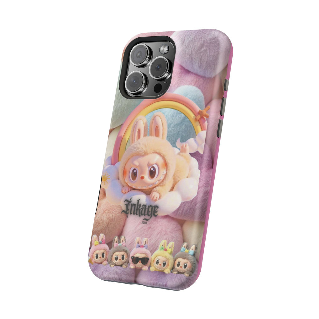 Pastel Rainbow Labubu Magnetic Phone Cases(Animation)