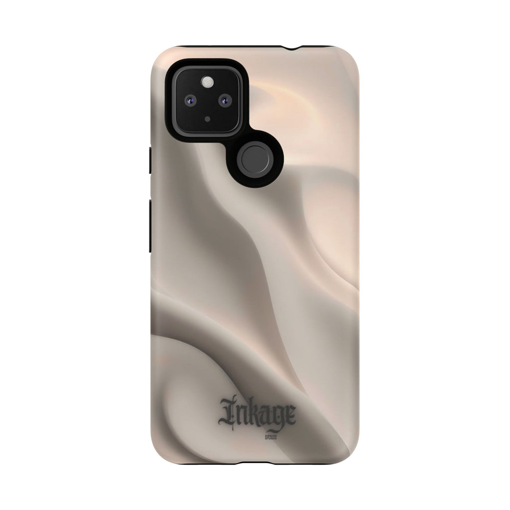 Beige Wavy Flow Tough Phone Case (Minimal)